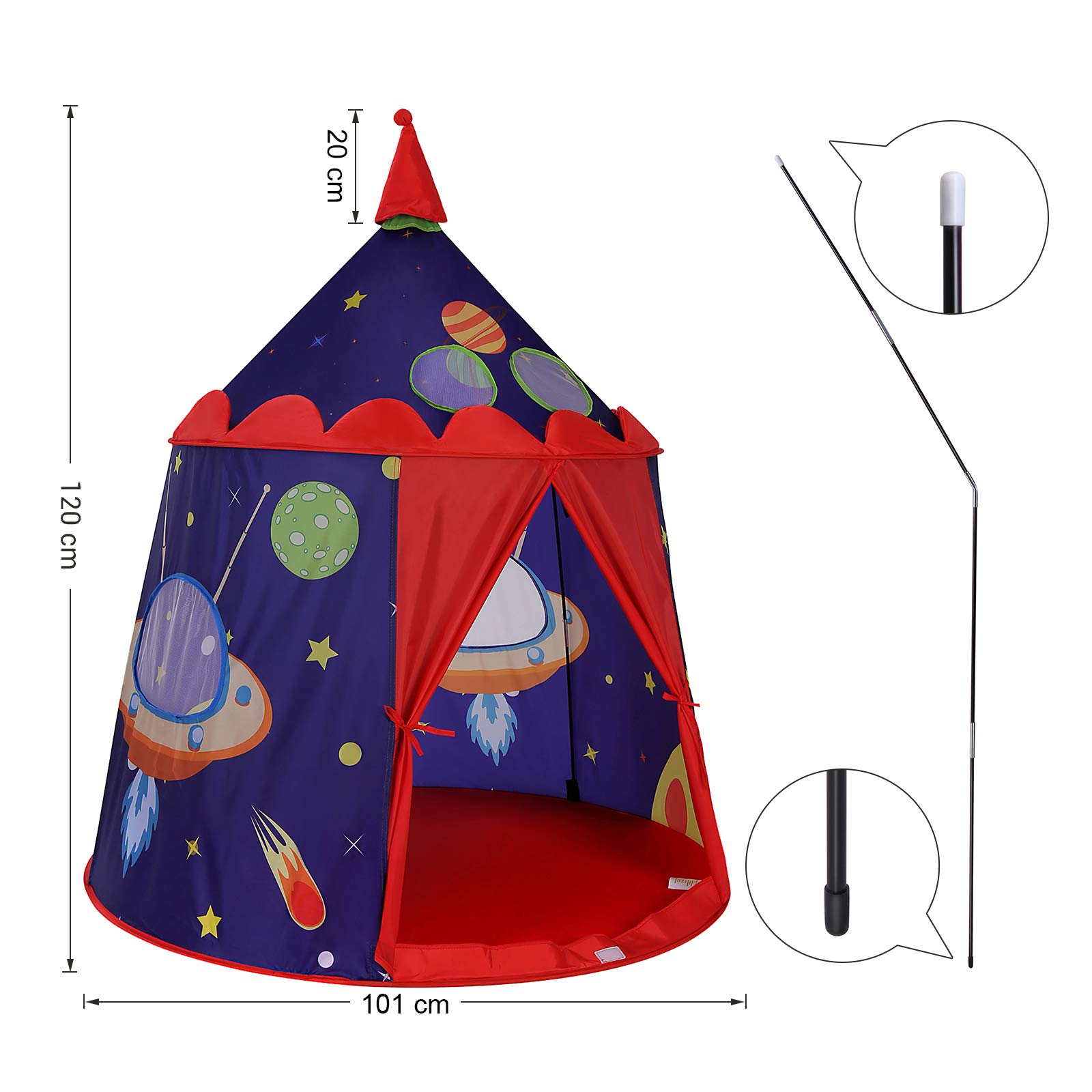 songmics-spielzelt-lpt01bu-schloss-blau-101-x-120-cm image 6