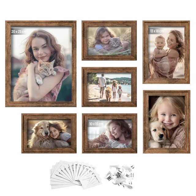 songmics-rpf047x01-bilderrahmen-7er-set-vintagebraun-glas image 1
