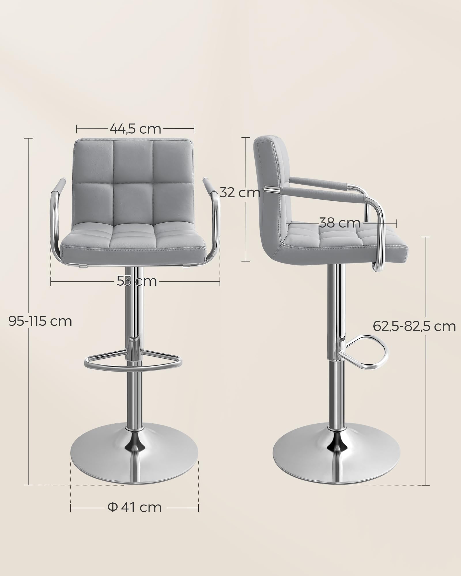 songmics-barhocker-ljb93g-2er-set-h-henverstellbarer-drehstuhl-hellgrau image 3