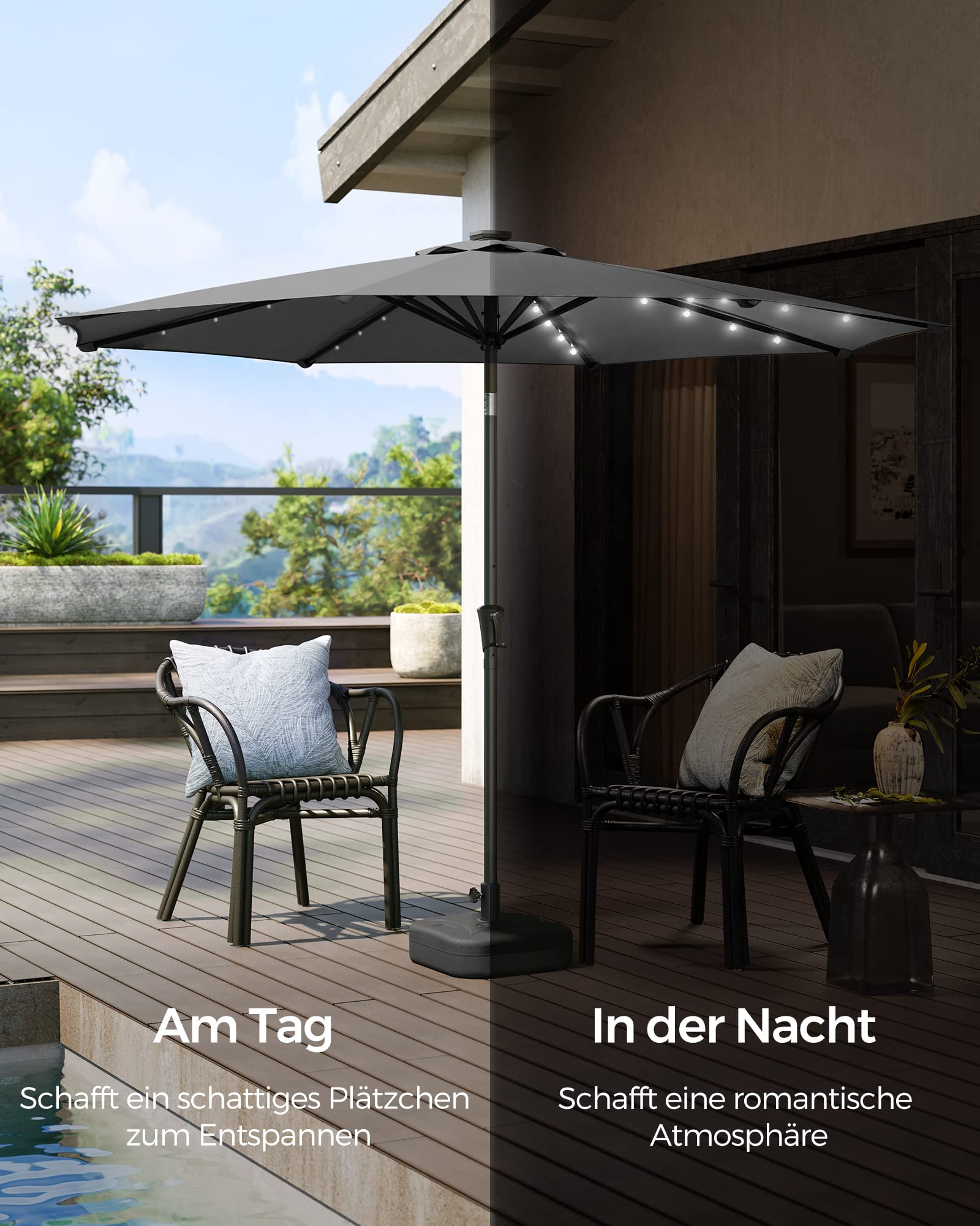songmics-sonnenschirm-gpu33gy-300-cm-mit-led-solar-grau image 3