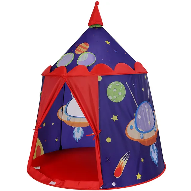 songmics-spielzelt-lpt01bu-schloss-blau-101-x-120-cm image 1