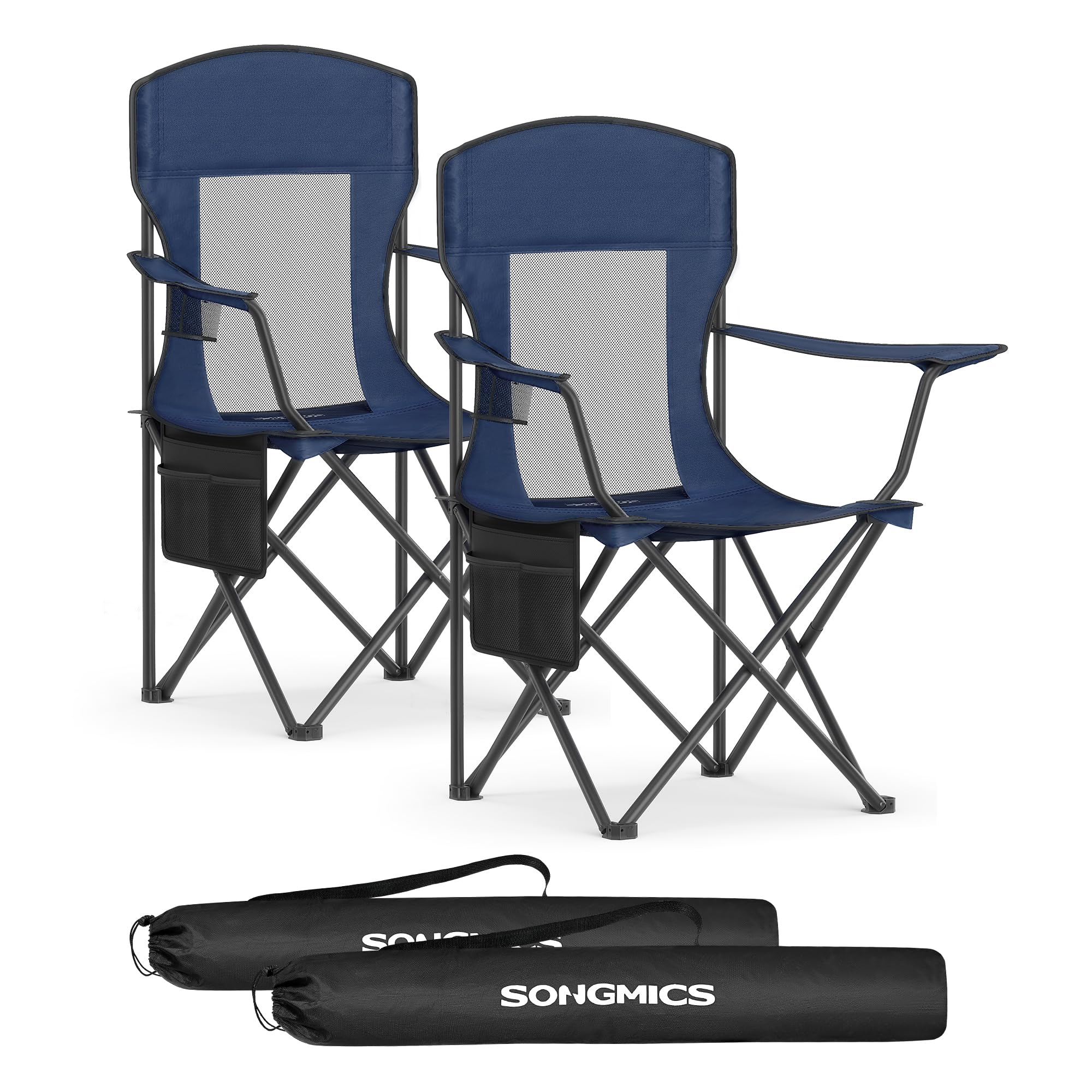 songmics-campingstuhl-2er-set-klappstuhl-outdoor-schwarz-bis-150-kg image 7