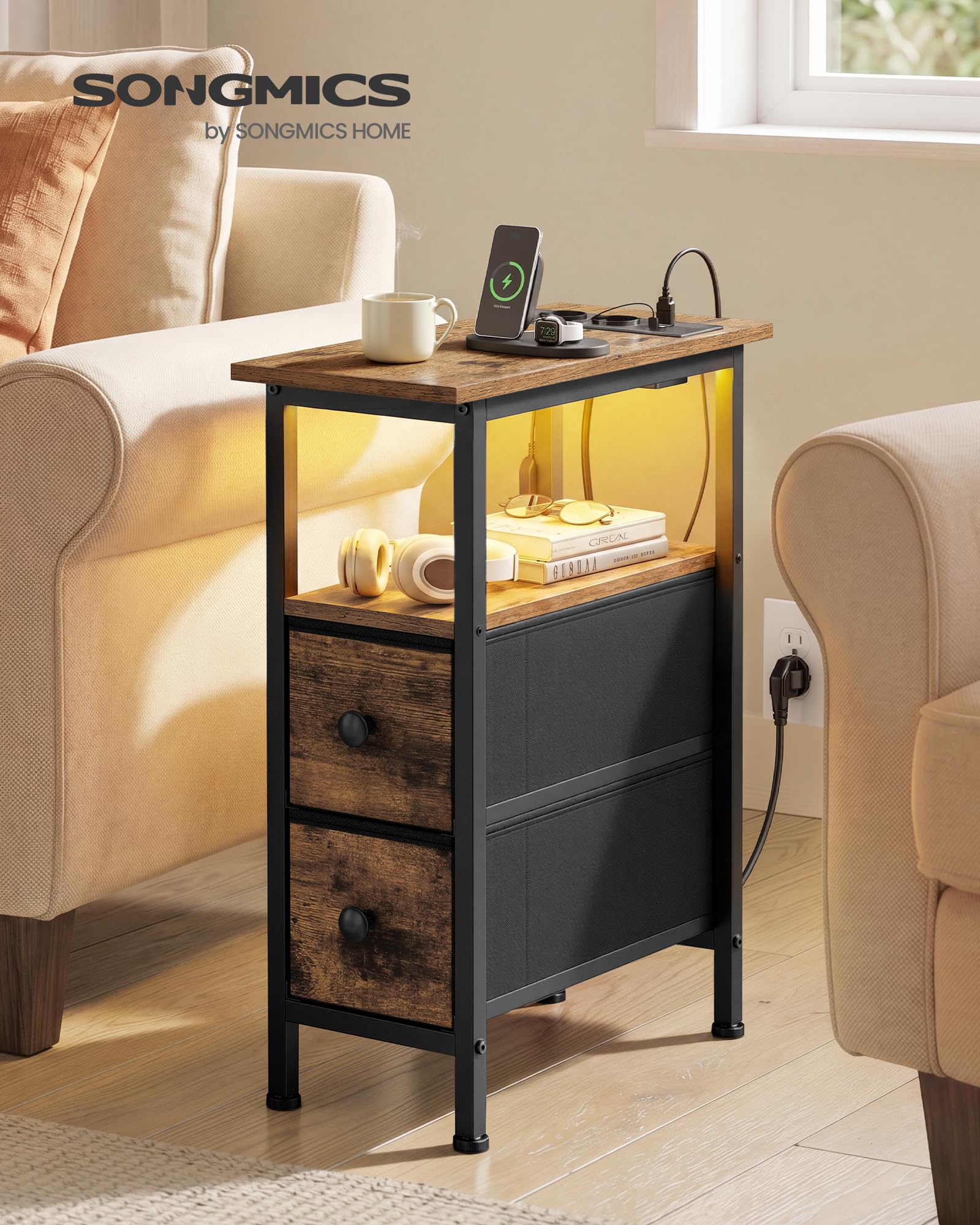 songmics-nachttisch-2er-set-mit-steckdosen-usb-typ-c-21-6x46x60-4cm image 3