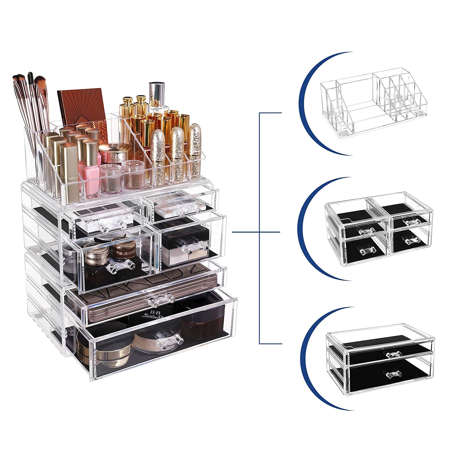 songmics-make-up-organizer-transparent-6-schubladen-jka008tp image 4