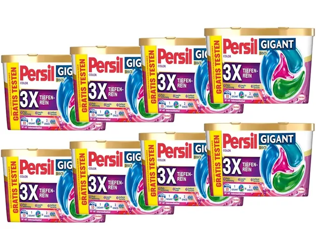 persil-gigant-color-discs-colorwaschmittel-8er-set image 1