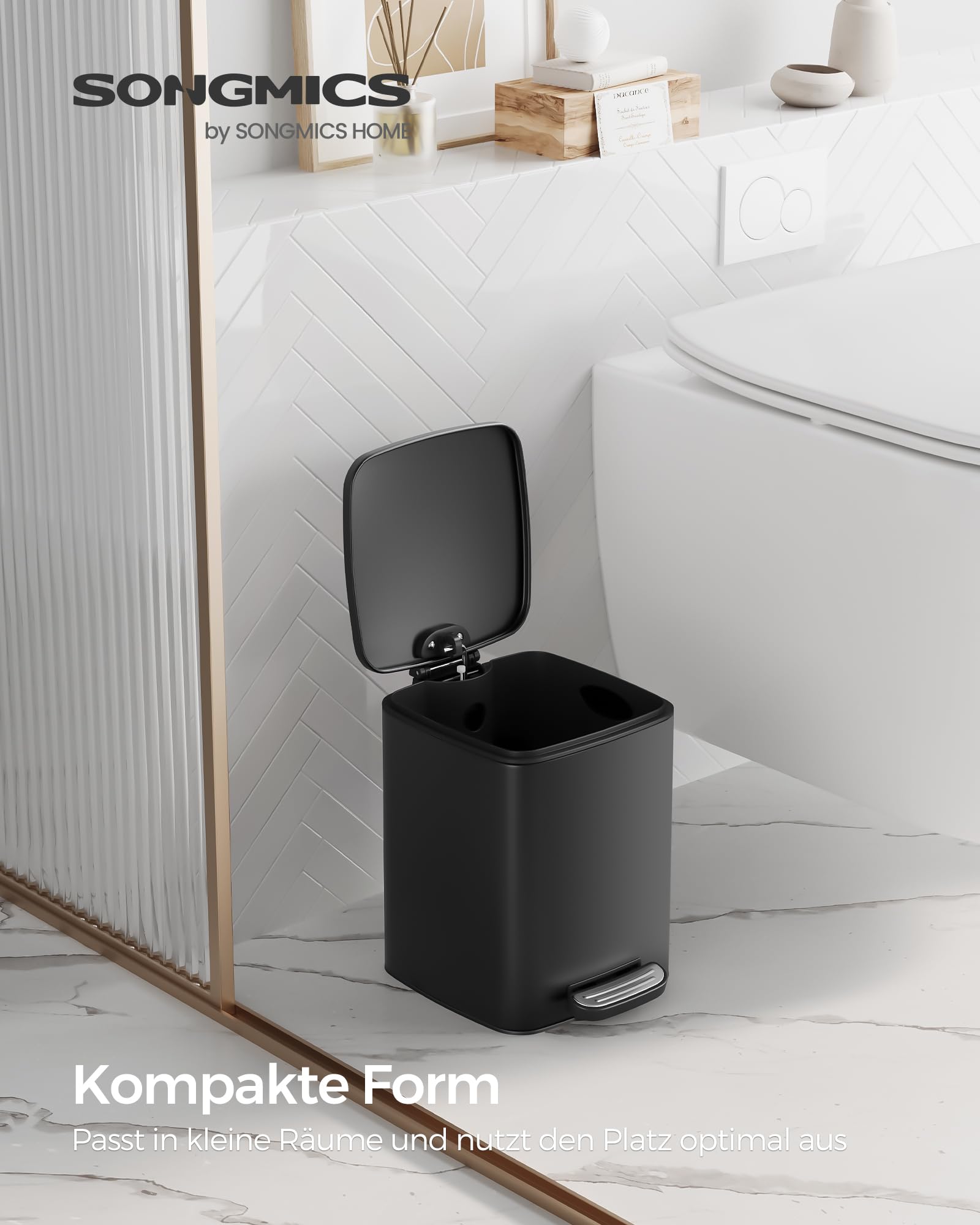 songmics-kosmetikeimer-6-liter-mit-pedal-tretm-lleimer-stahl-schwarz-ltb590b0602 image 3