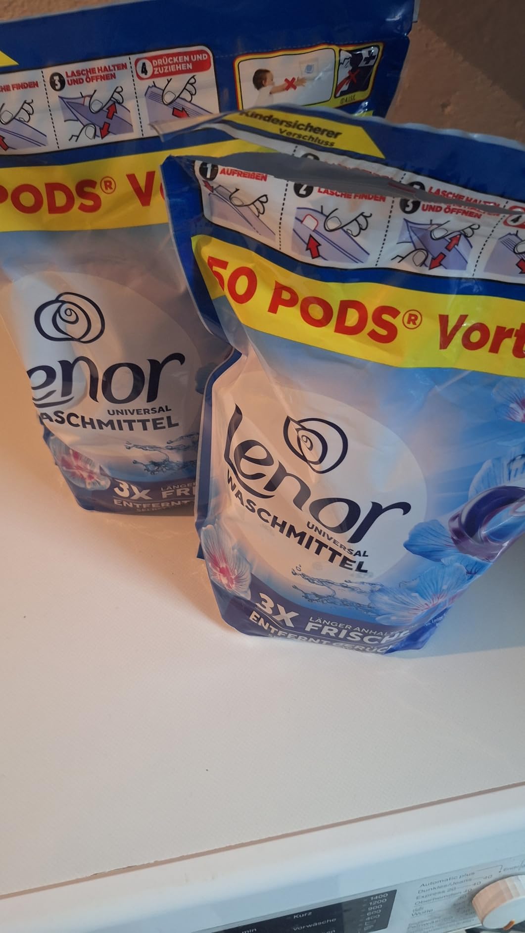 Gut bei wenig Wäsche
