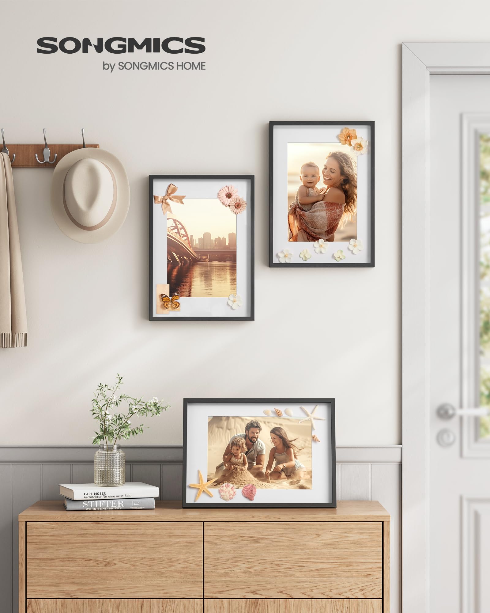 songmics-bilderrahmen-rpf064b01-3er-set-aschschwarz-glas image 2
