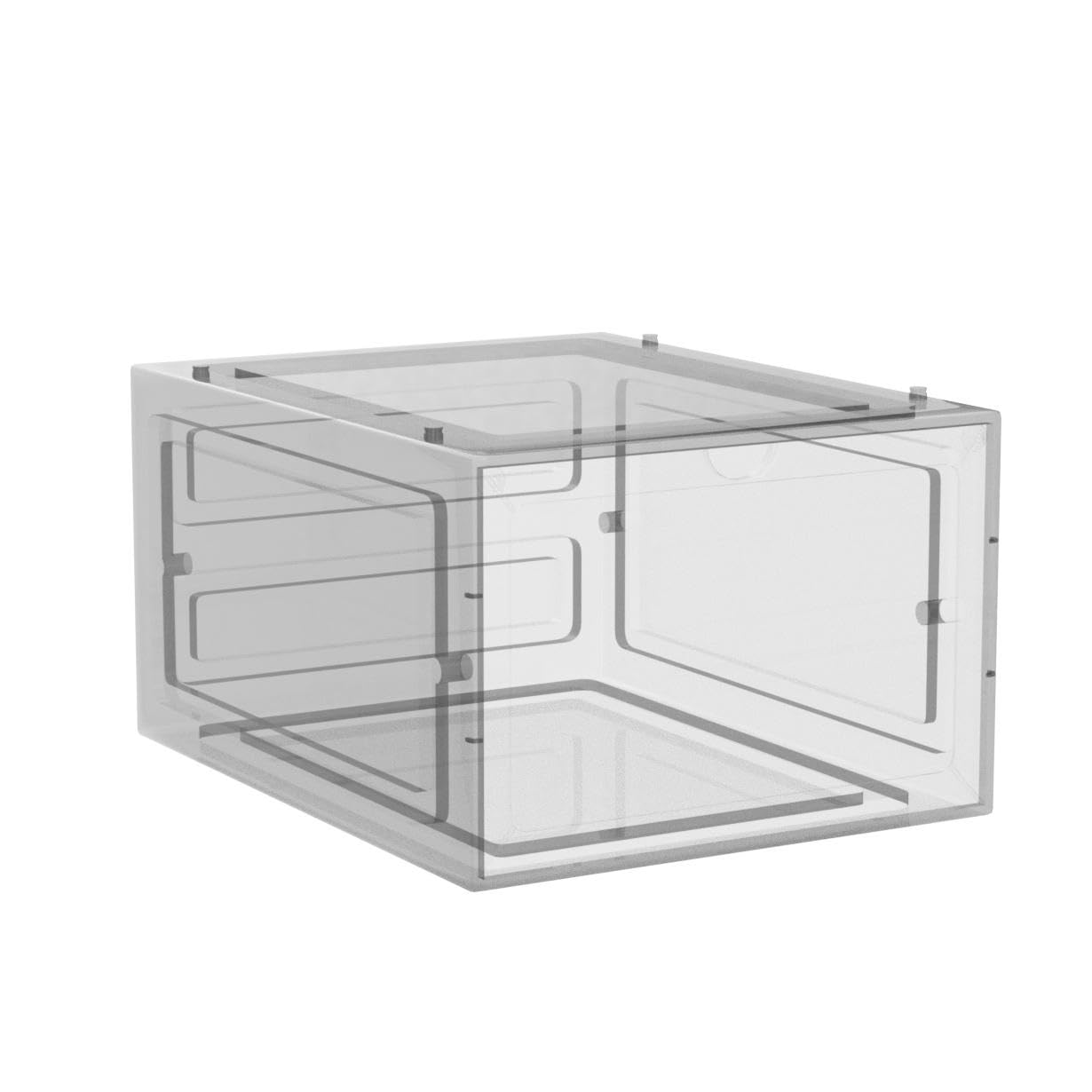 songmics-schuhboxen-lsp412b01-schuh-organizer-12er-set-transparent-schwarz image 4