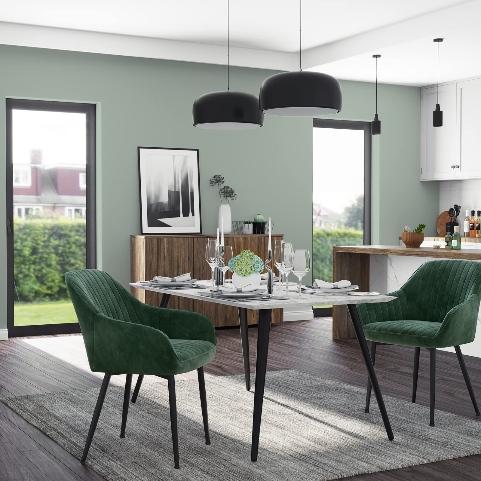 songmics-esszimmerstuhl-ldc087c01-samt-loungesessel-gr-n image 5