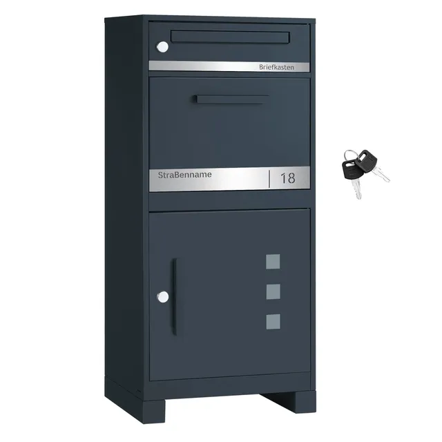 songmics-paketbox-personalisiert-mit-paketfach-stahl-34-x-48-x-106-cm image 1