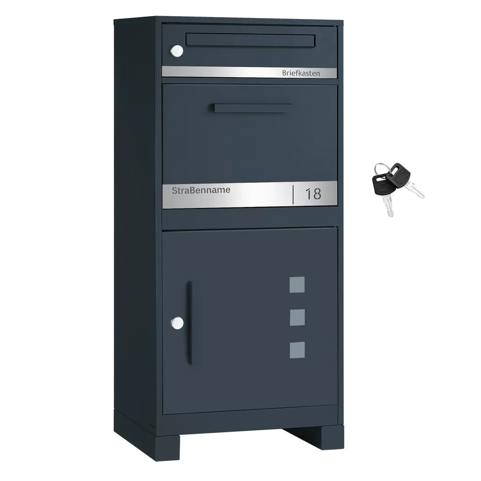 songmics-paketbox-personalisiert-mit-paketfach-stahl-34-x-48-x-106-cm image 1