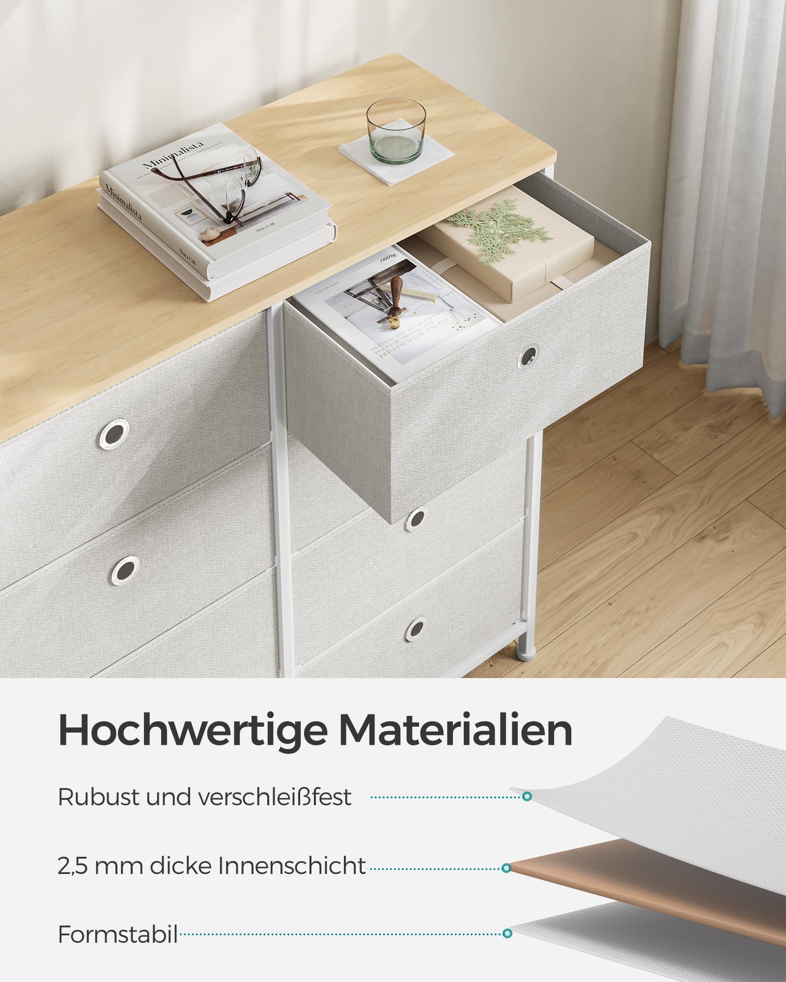 songmics-kommode-lts024w57-mit-8-stoffschubladen-cremewei-eiche image 5