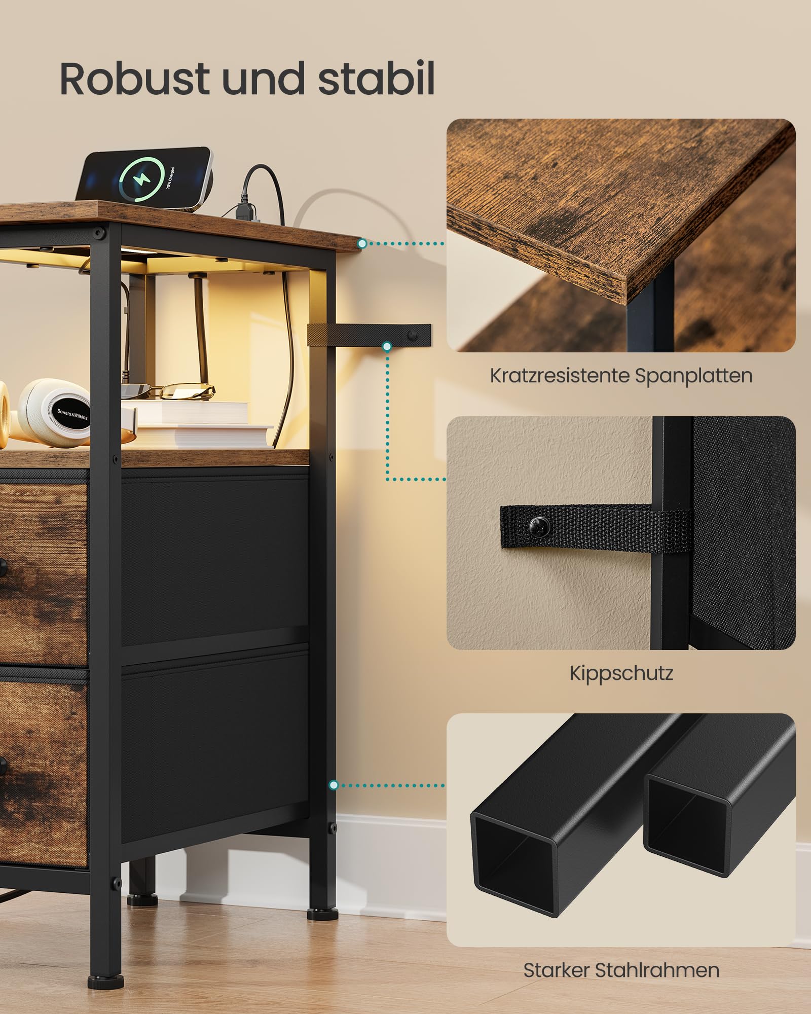 songmics-nachttisch-2er-set-mit-steckdosen-usb-typ-c-21-6x46x60-4cm image 7