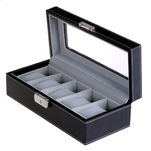 songmics-uhrenbox-jwb05b-uhrenkasten-mit-5-f-chern-und-glasdeckel image 8