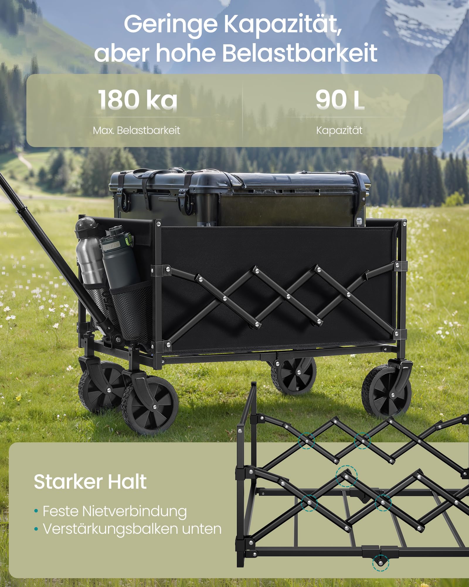 songmics-handwagen-faltbar-90-l-tintenschwarz-bis-180-kg-gfw909b01 image 3