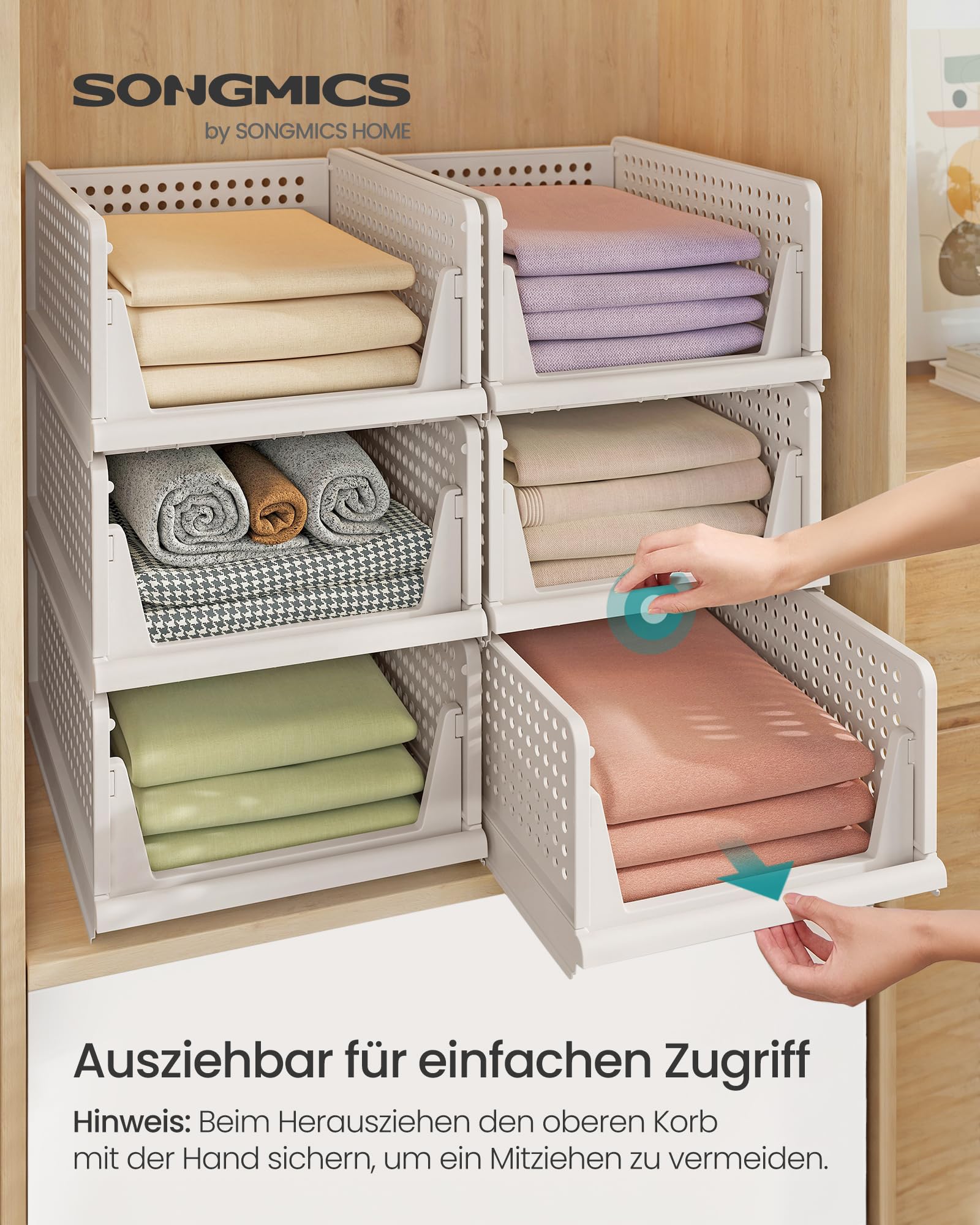 songmics-schrank-organizer-6er-set-klappboxen-stapelbar-ausziehbar image 2