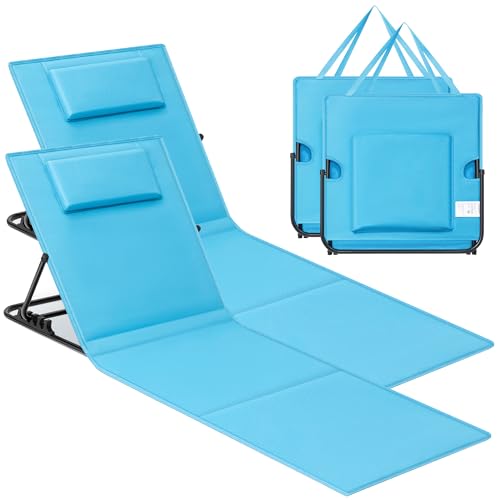 songmics-strandstuhl-2er-set-klappbar-4-stufig-verstellbar image 8