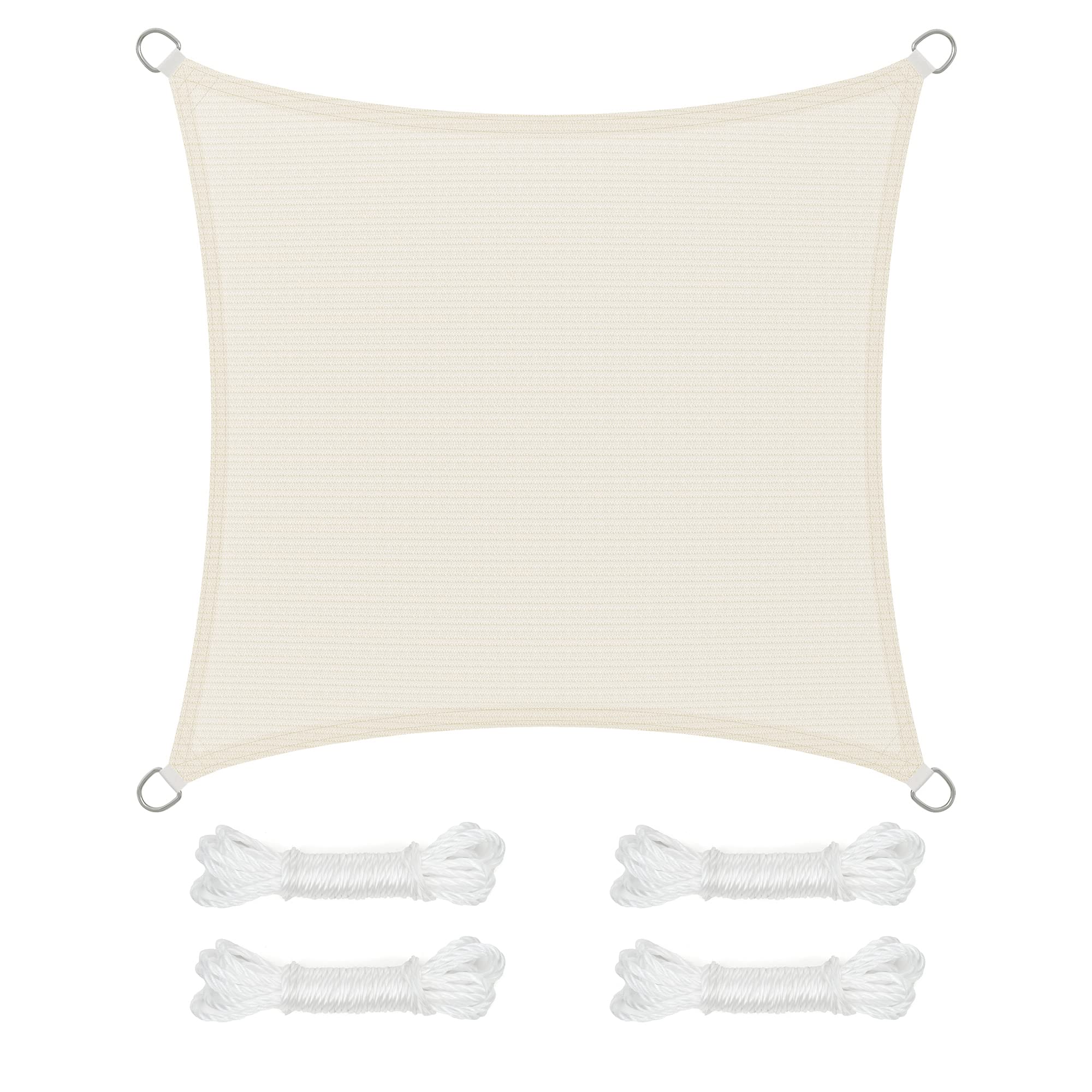 songmics-sonnensegel-2-x-2-m-quadratisch-konkav-beige-gss22iv image 1