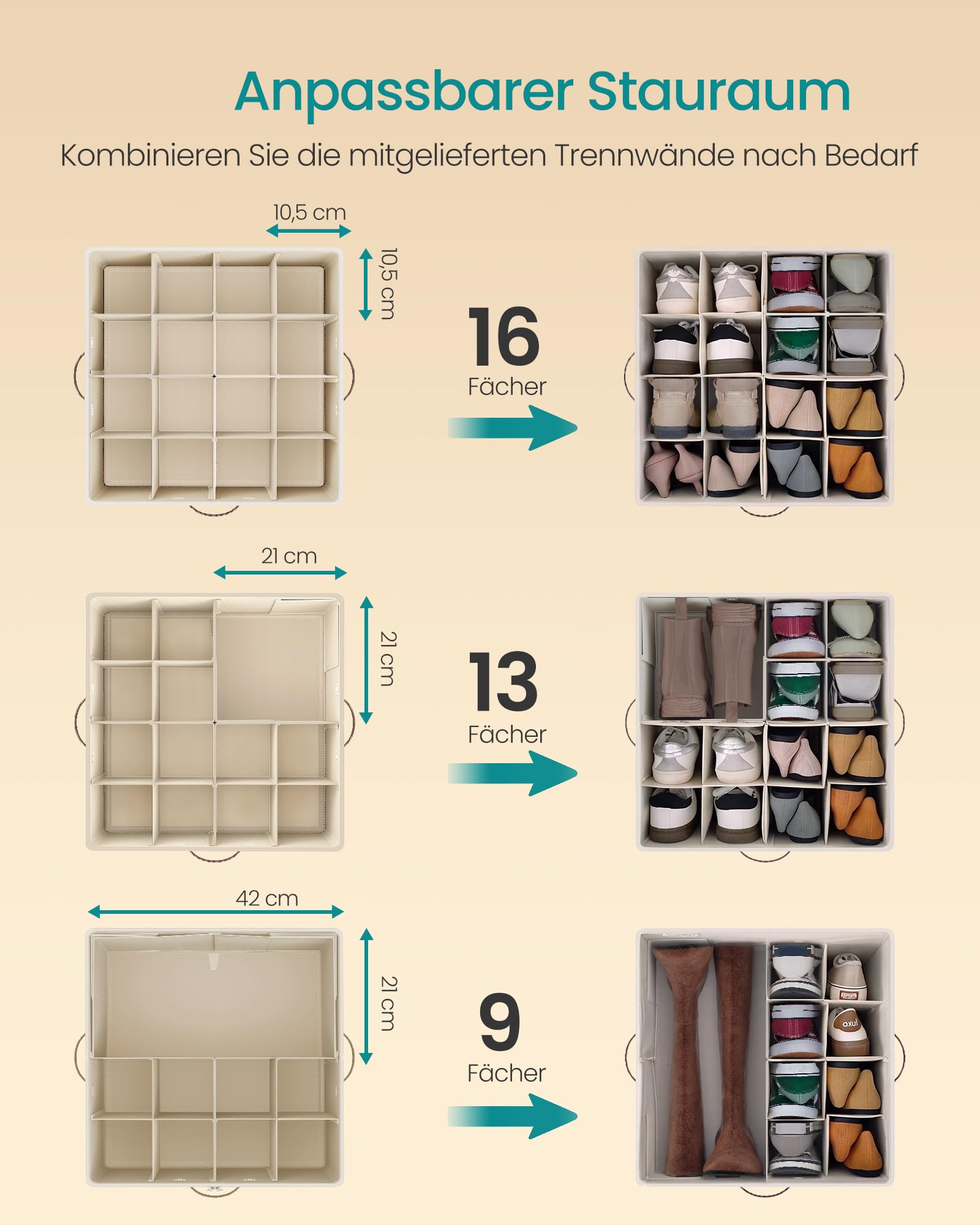 songmics-schuh-organizer-2er-set-stapelbar-f-r-bis-zu-16-paar-schuhe image 3