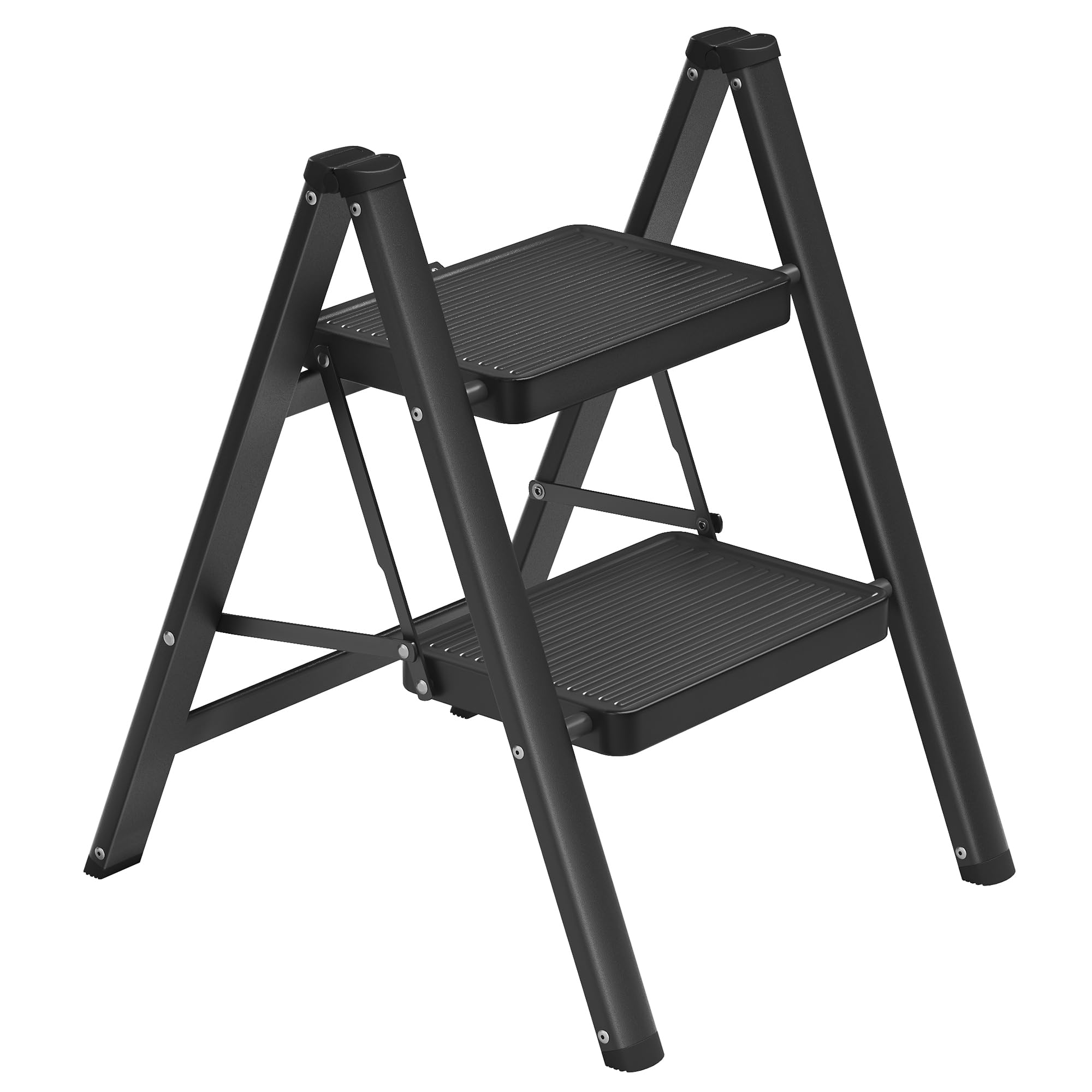 songmics-trittleiter-3-stufen-stahl-bis-150-kg-schwarz image 8