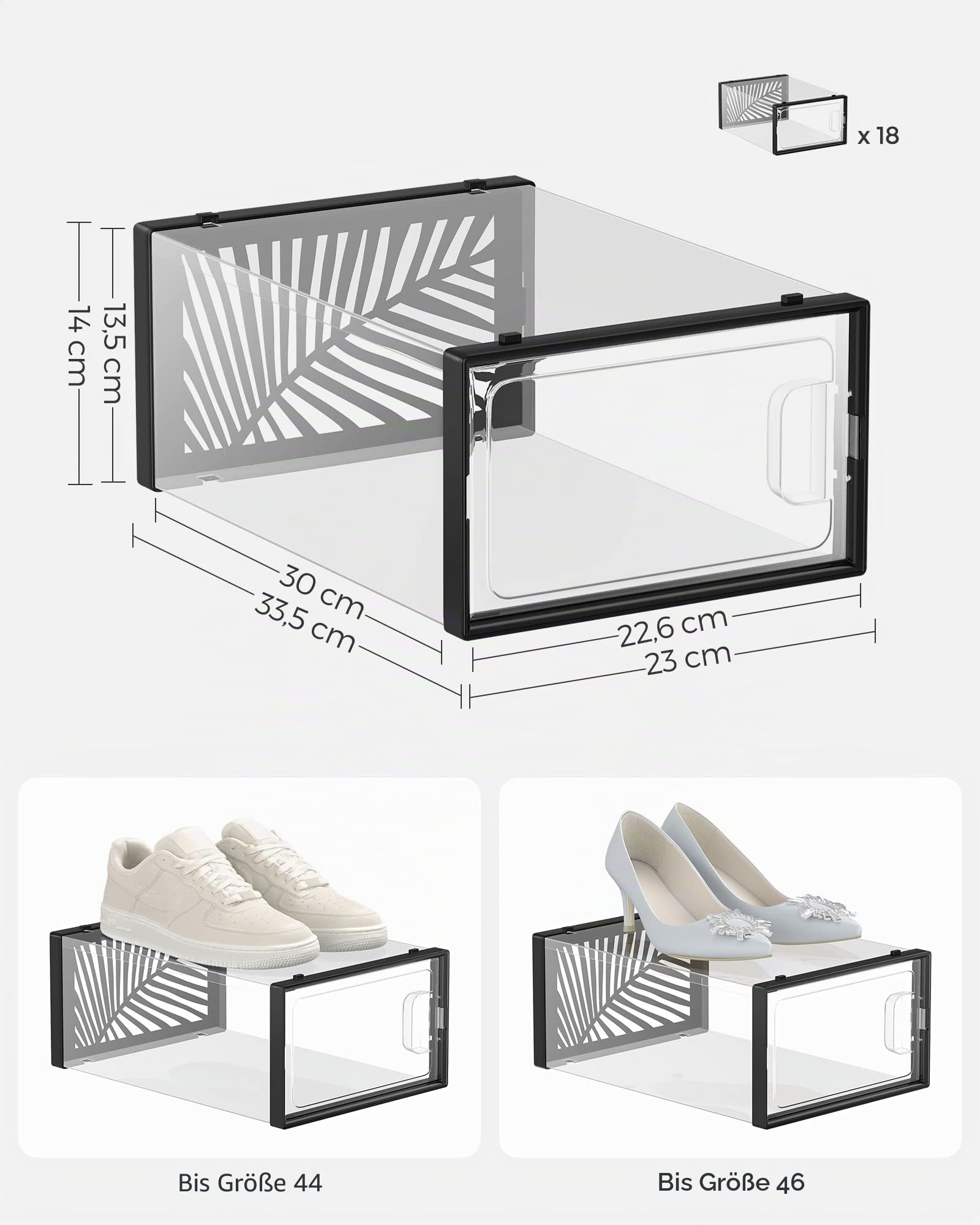 songmics-schuhboxen-18er-set-transparent-schwarz-stapelbar-bis-gr-e-44-lsp106b18 image 5