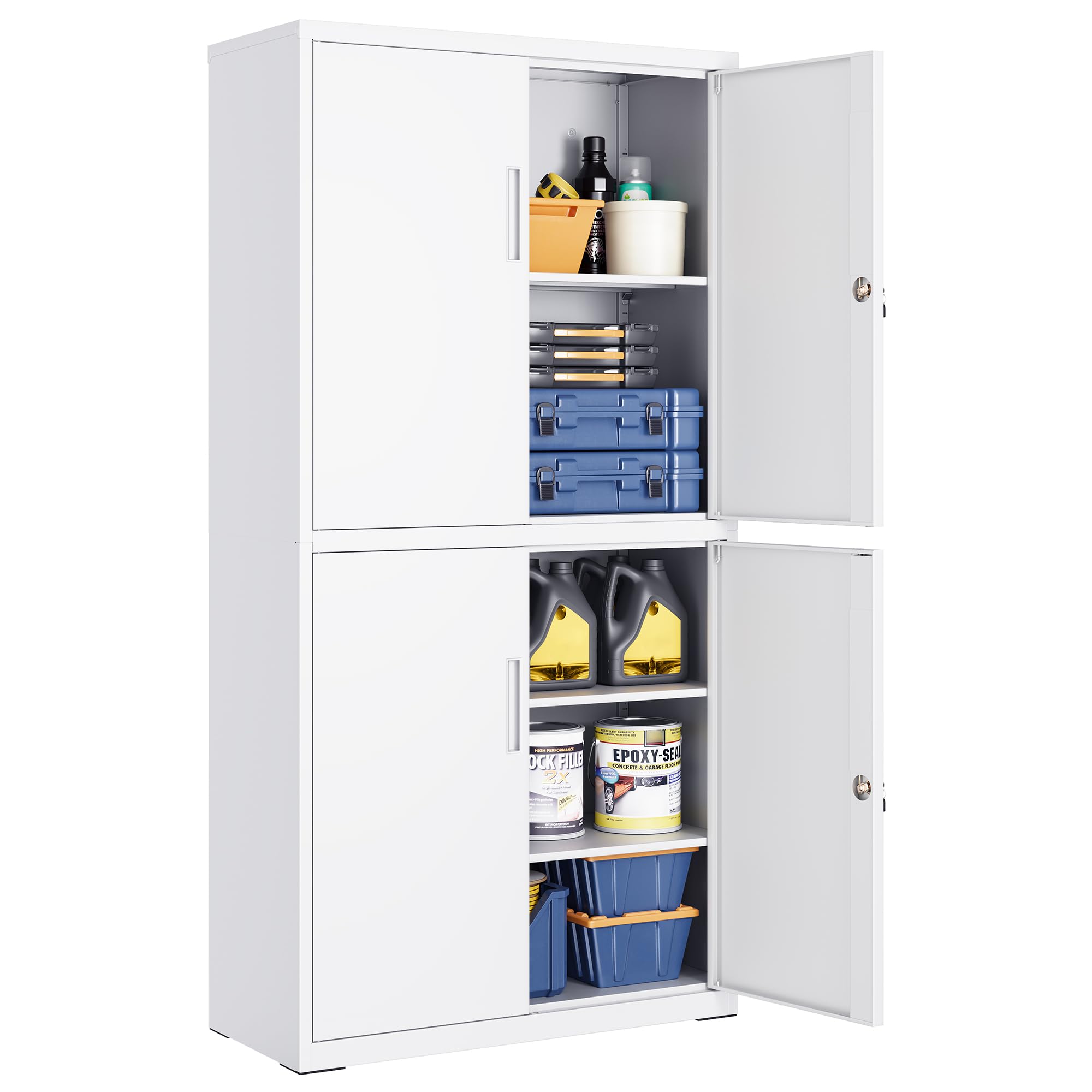 songmics-aktenschrank-omc016b01-stahl-40x80x180cm-mattschwarz image 7