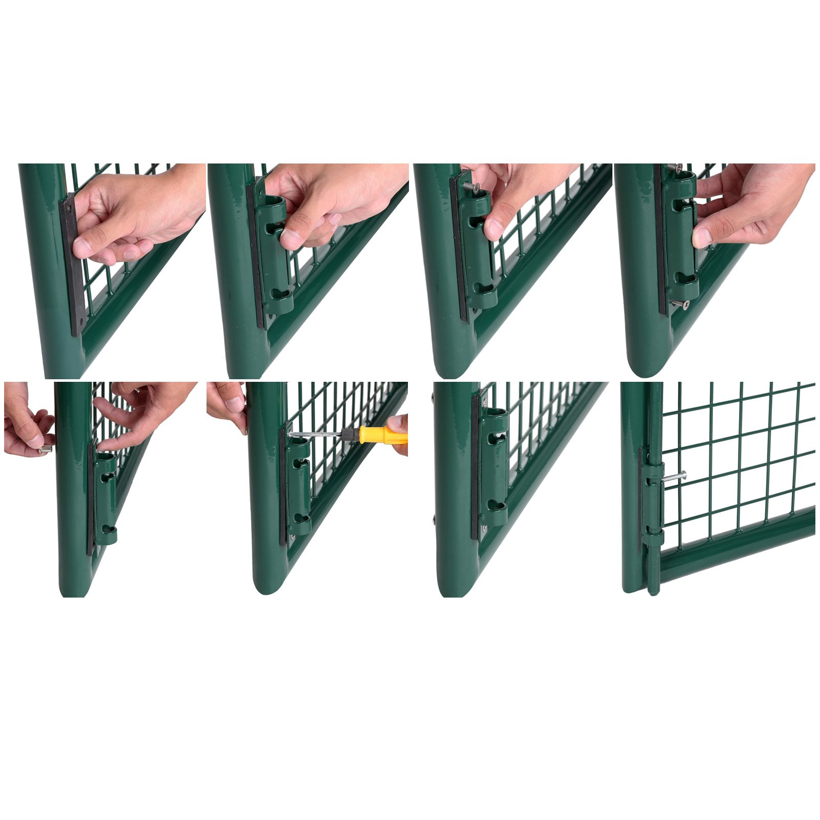 songmics-doppeltor-ggd300g-gartentor-310x100cm-gr-n image 7