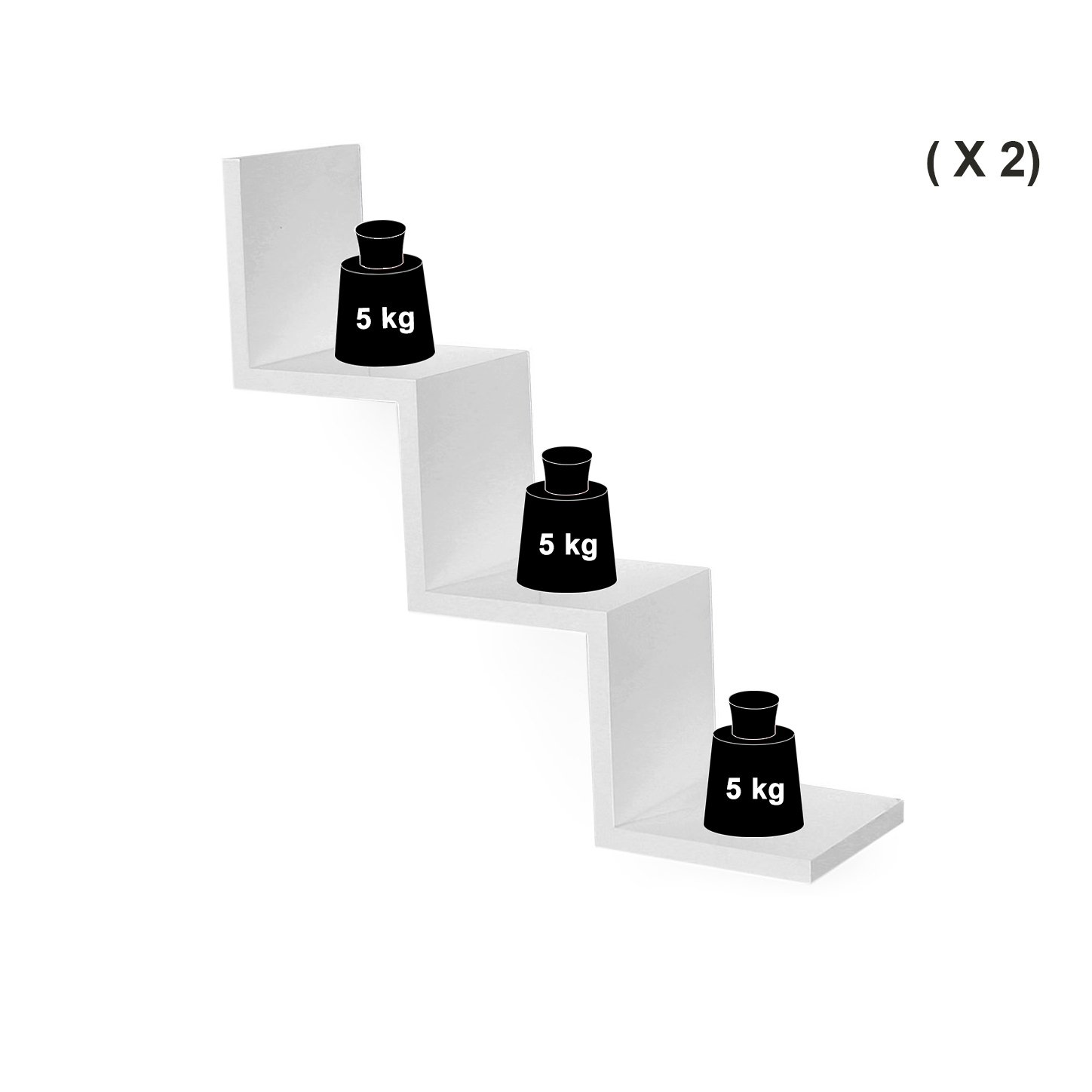 songmics-wandregal-lws67w-2er-set-wei-retro-regal-f-r-cds-b-cher image 4