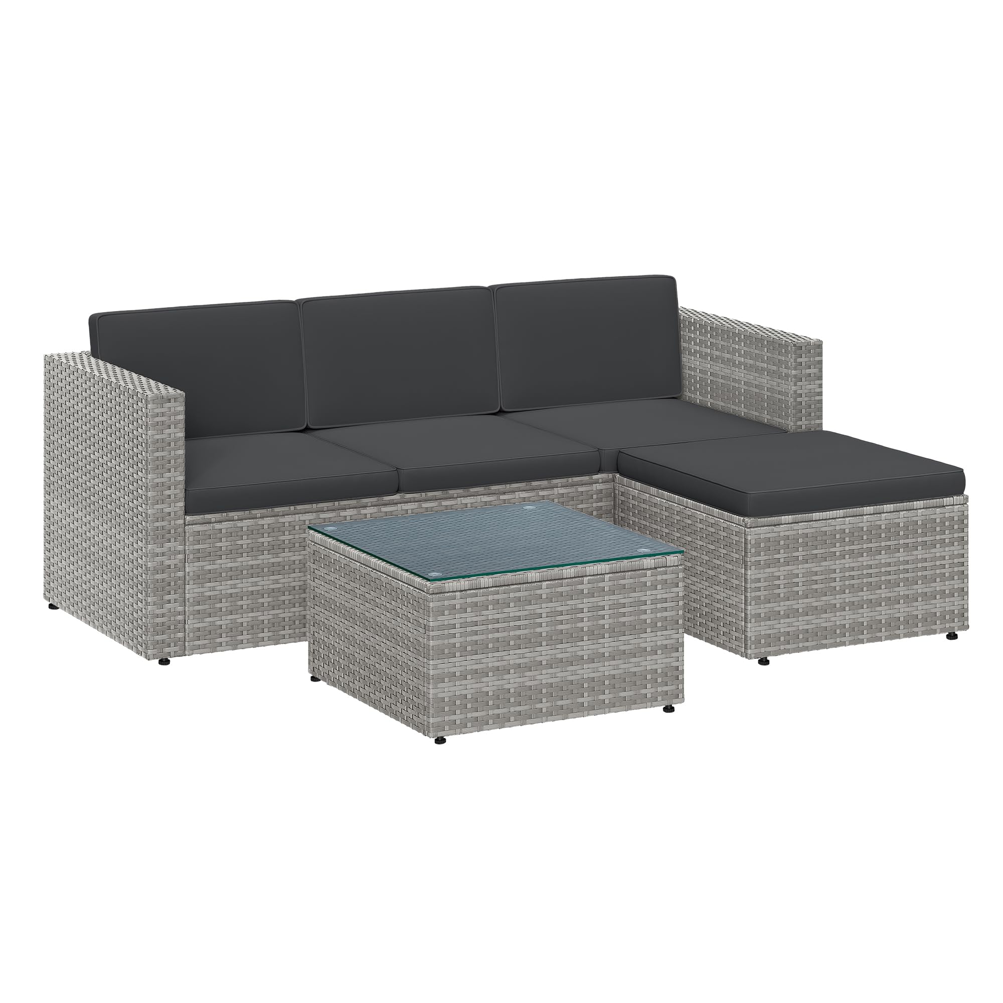 songmics-gartenm-bel-set-balkonm-bel-pe-polyrattan-schwarz-grau image 8