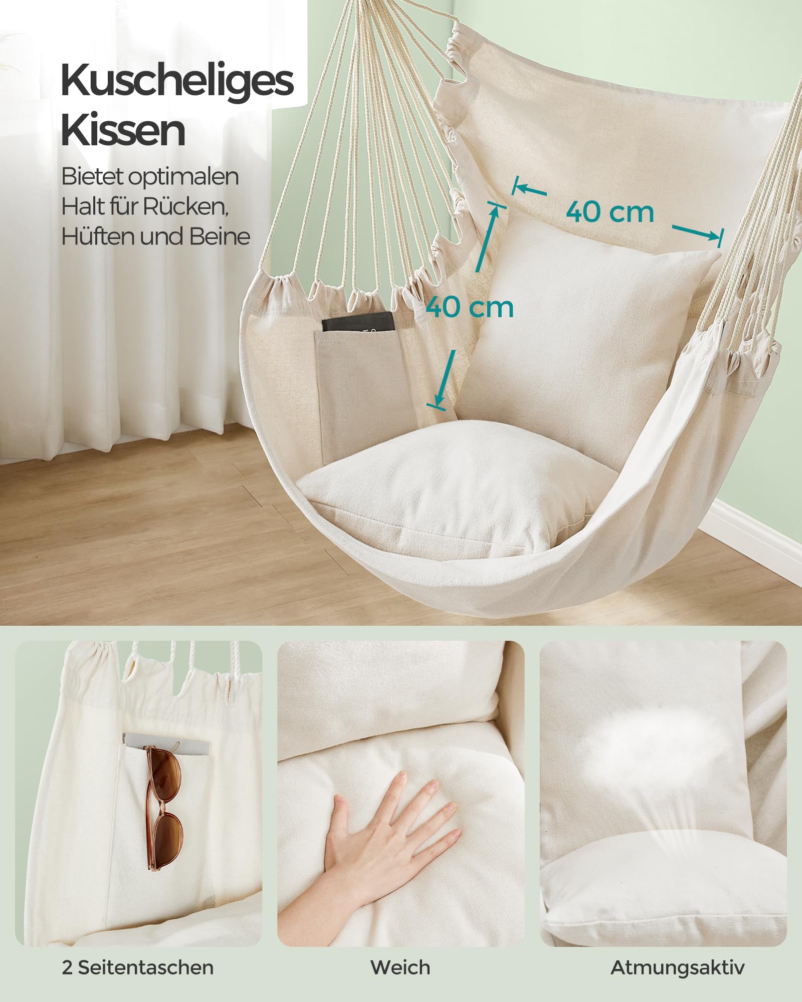 songmics-h-ngesessel-gdc197m01-cremewei-stahlstange-150-kg-2-taschen image 3