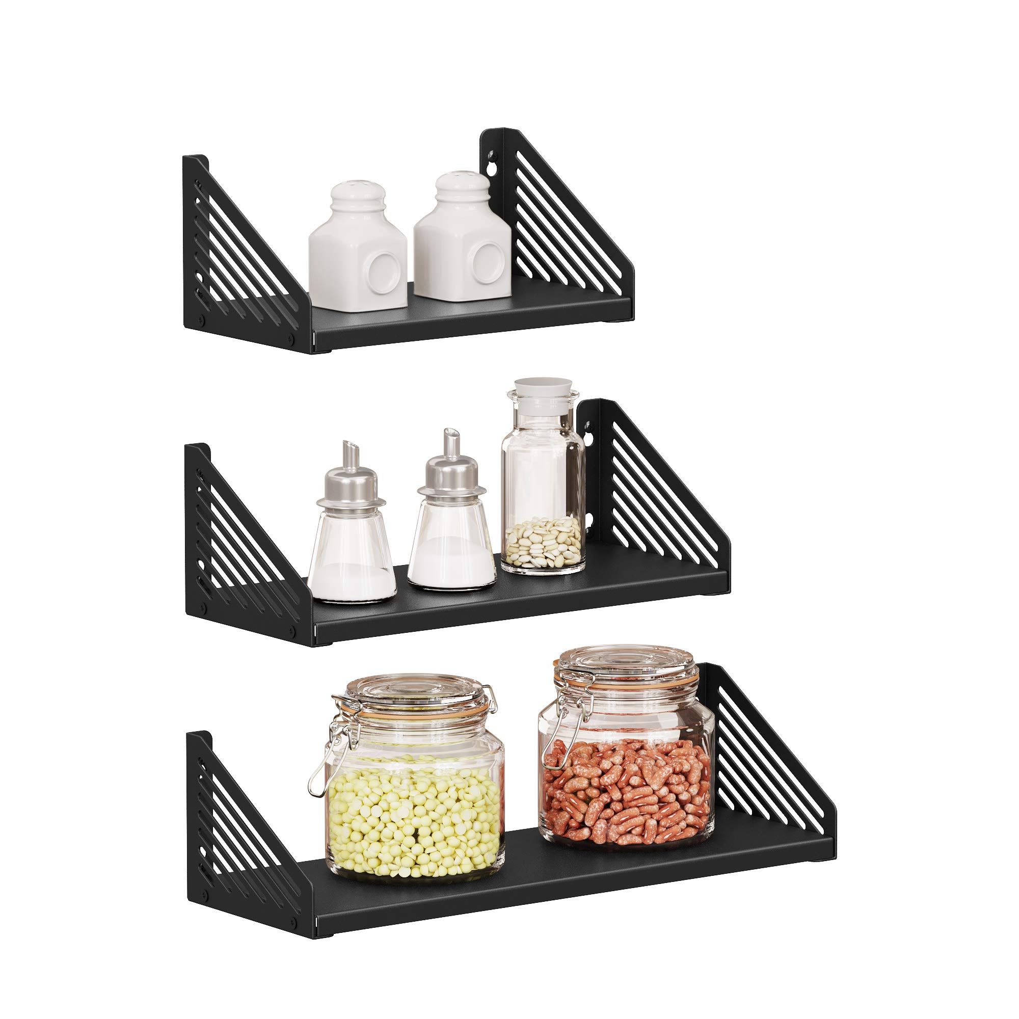 songmics-wandregale-lfs023b01-3er-set-schweberegale-metall-schwarz image 4