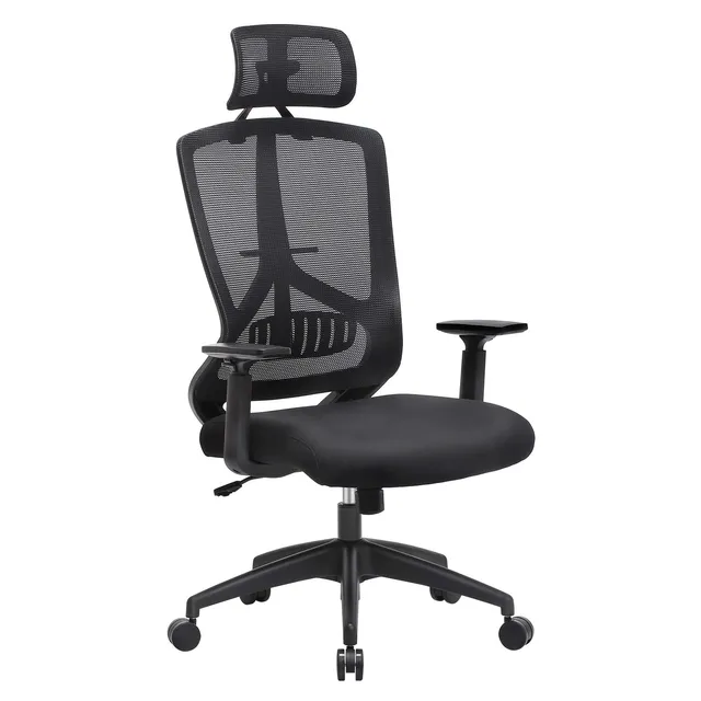 songmics-b-rostuhl-ergonomisch-obn53bk-drehstuhl-schwarz image 1