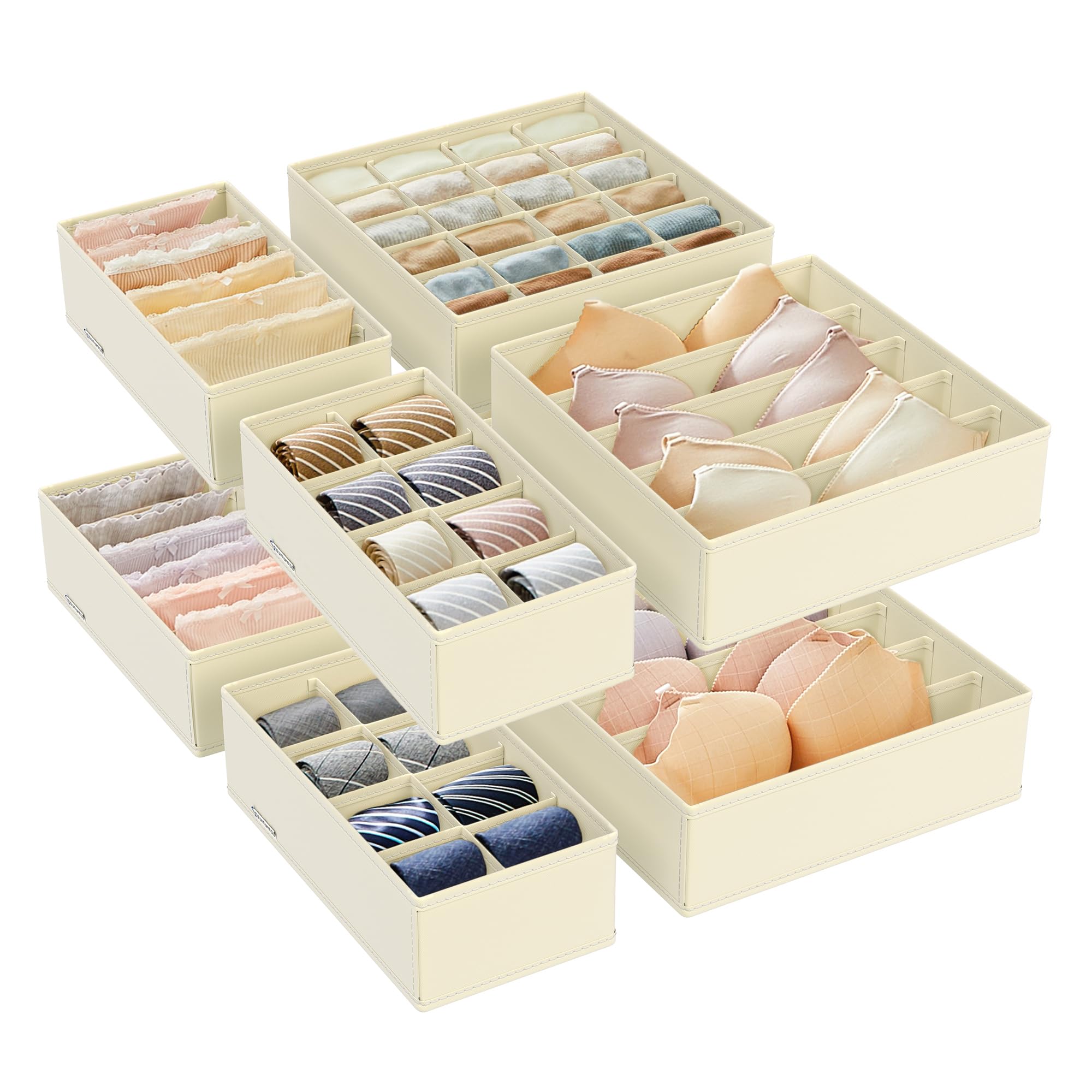 songmics-rus008p01-unterw-sche-organizer-8er-set-faltbar-rosa image 7