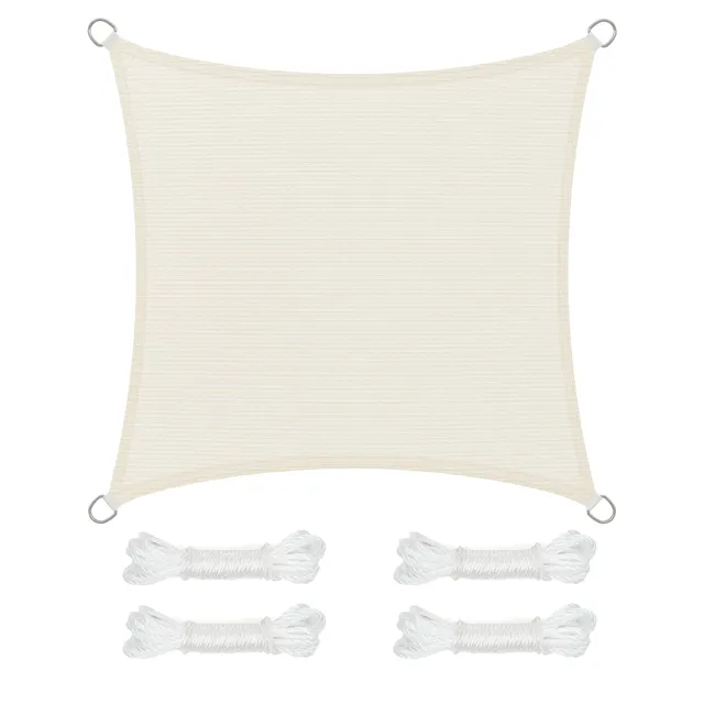 songmics-sonnensegel-2-x-2-m-quadratisch-konkav-beige-gss22iv image 1