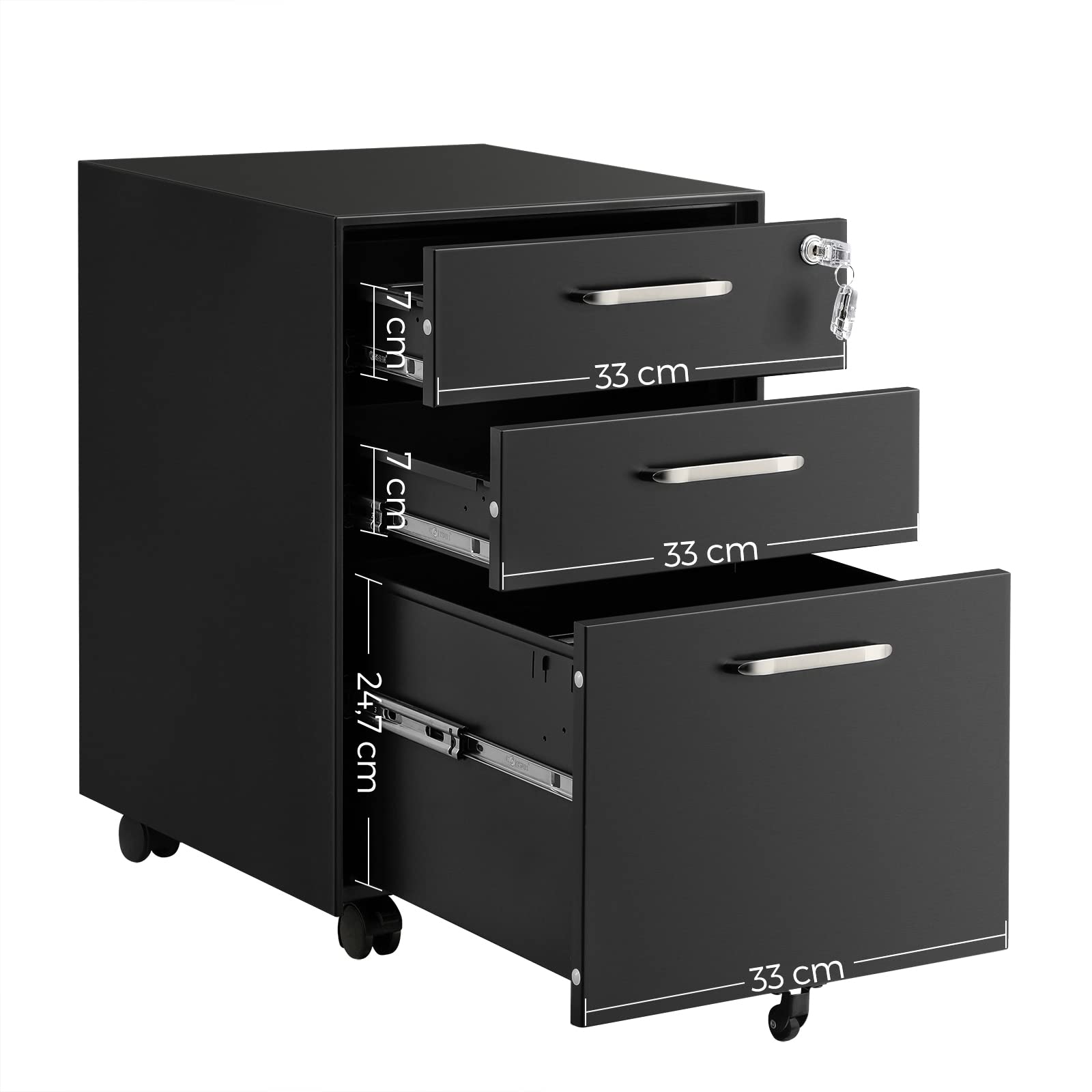 songmics-rollcontainer-ofc010b01-aktenschrank-aus-stahl-mit-3-schubladen-schwarz image 5