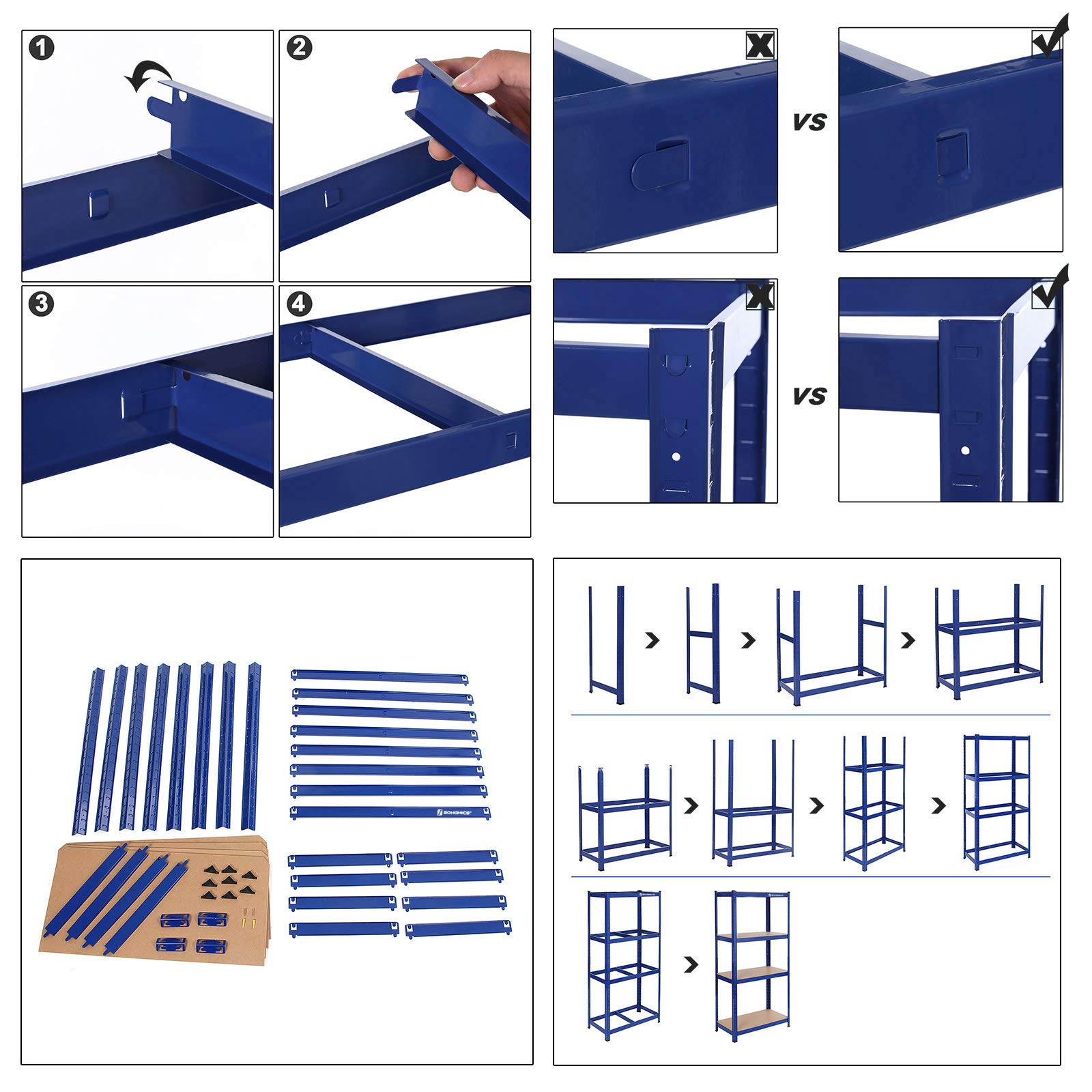 songmics-schwerlastregal-glr44q-kellerregal-blau-40-x-80-x-160-cm image 6