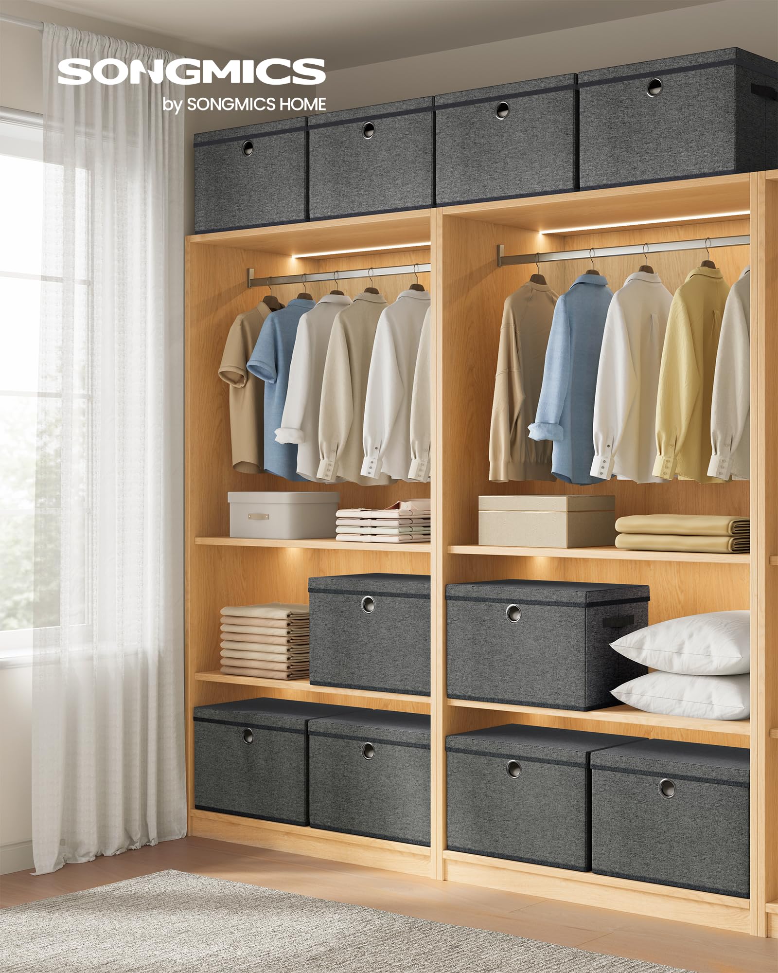 songmics-aufbewahrungsboxen-3er-set-mit-deckel-stoff-43x30x30-cm image 2