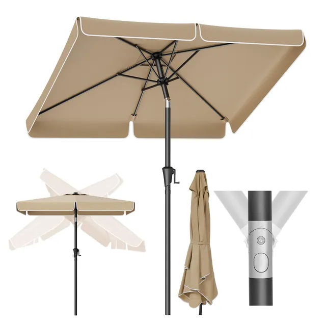 songmics-sonnenschirm-balkon-200x150-cm-taupe-upf-50-gpu048k01 image 1