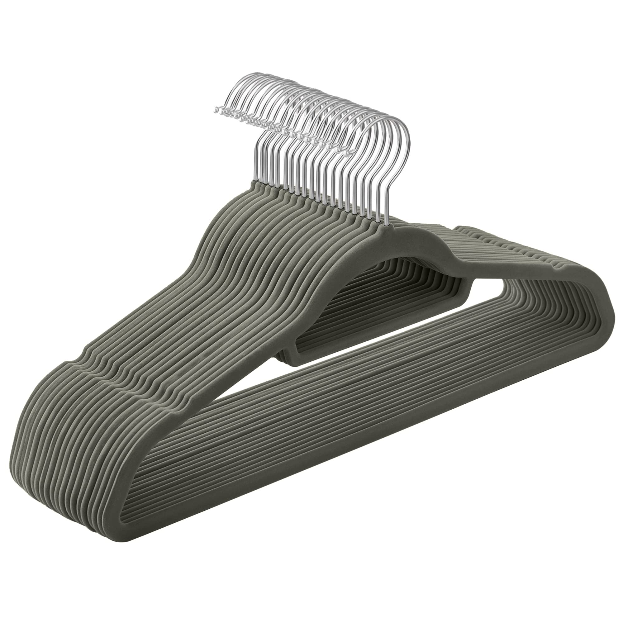 songmics-samt-kleiderb-gel-20er-set-43-5-cm-silber-grau-crf20v image 1