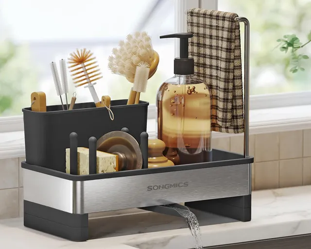 songmics-sp-lbecken-organizer-kcs555bh01-k-chen-organizer-edelstahl-12-7-x-24-7- image 1