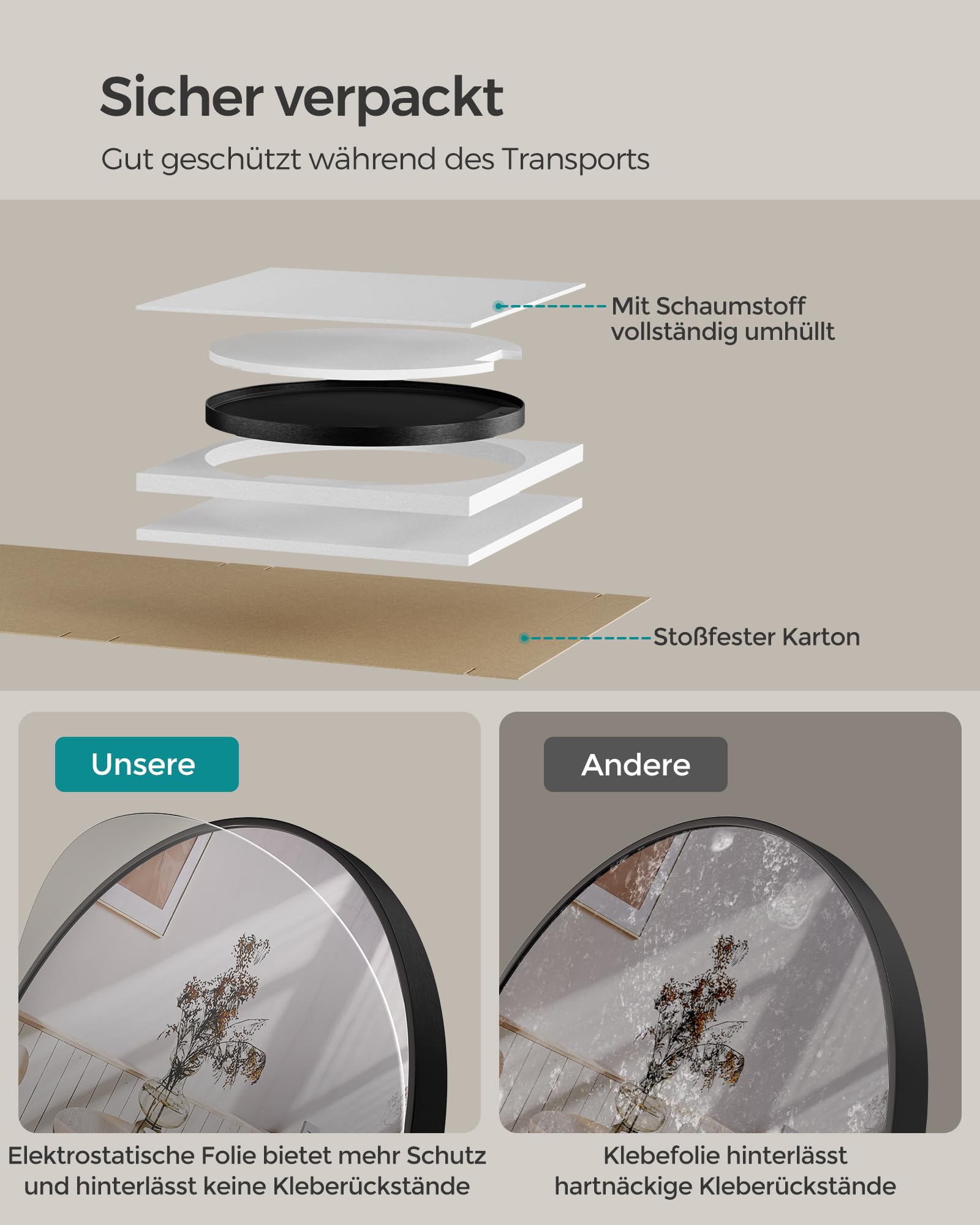 songmics-wandspiegel-lwm102bd03-runder-spiegel-61-cm-metallrahmen-tintenschwarz- image 5