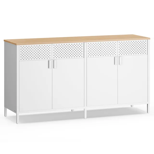 songmics-aufbewahrungsschrank-metall-4-t-ren-40-x-141-x-76-cm-lsc205wc01 image 1