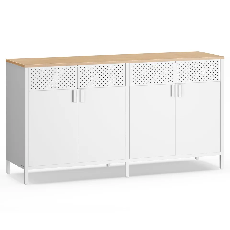 songmics-aufbewahrungsschrank-metall-4-t-ren-40-x-141-x-76-cm-lsc205wc01 image 1