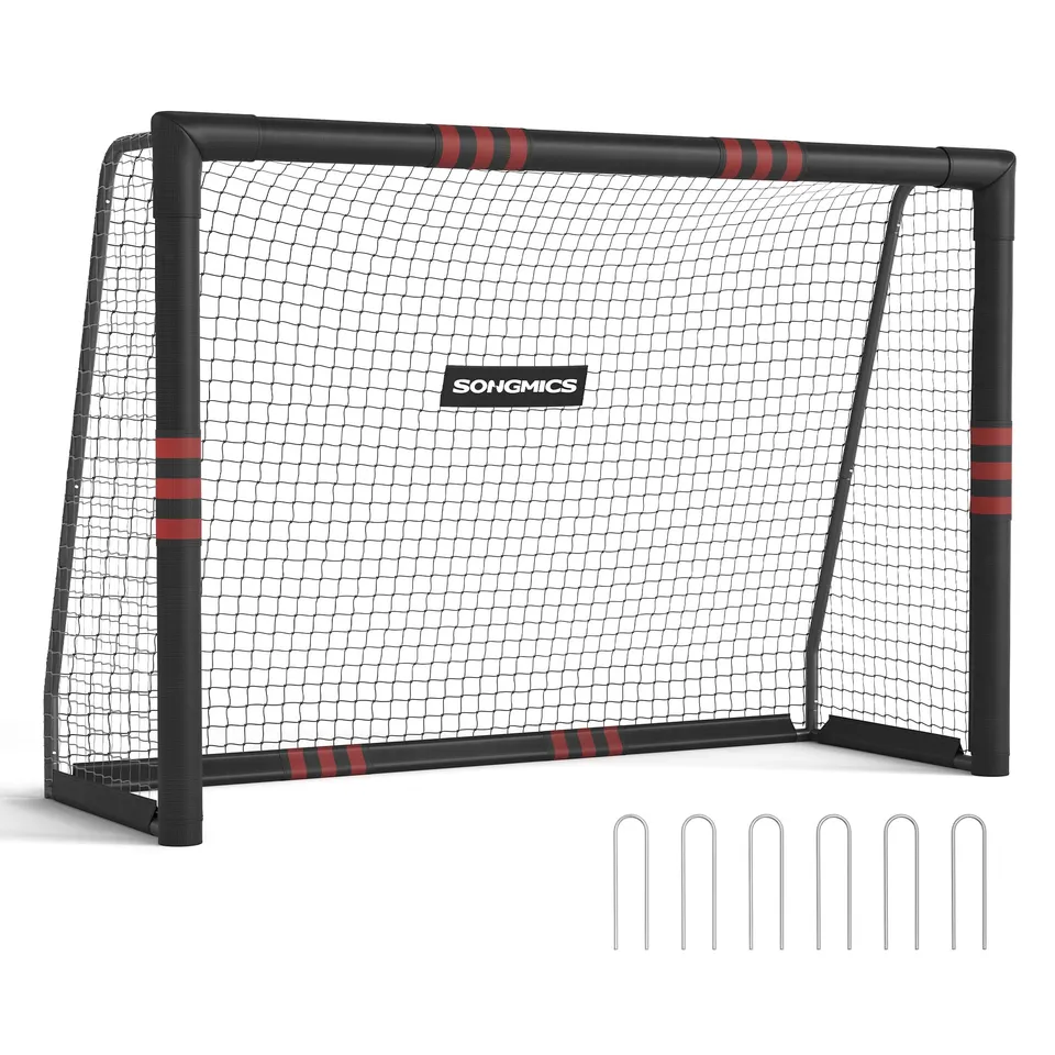 songmics-fu-balltor-stahlrohre-pe-netz-outdoor-garten image 1