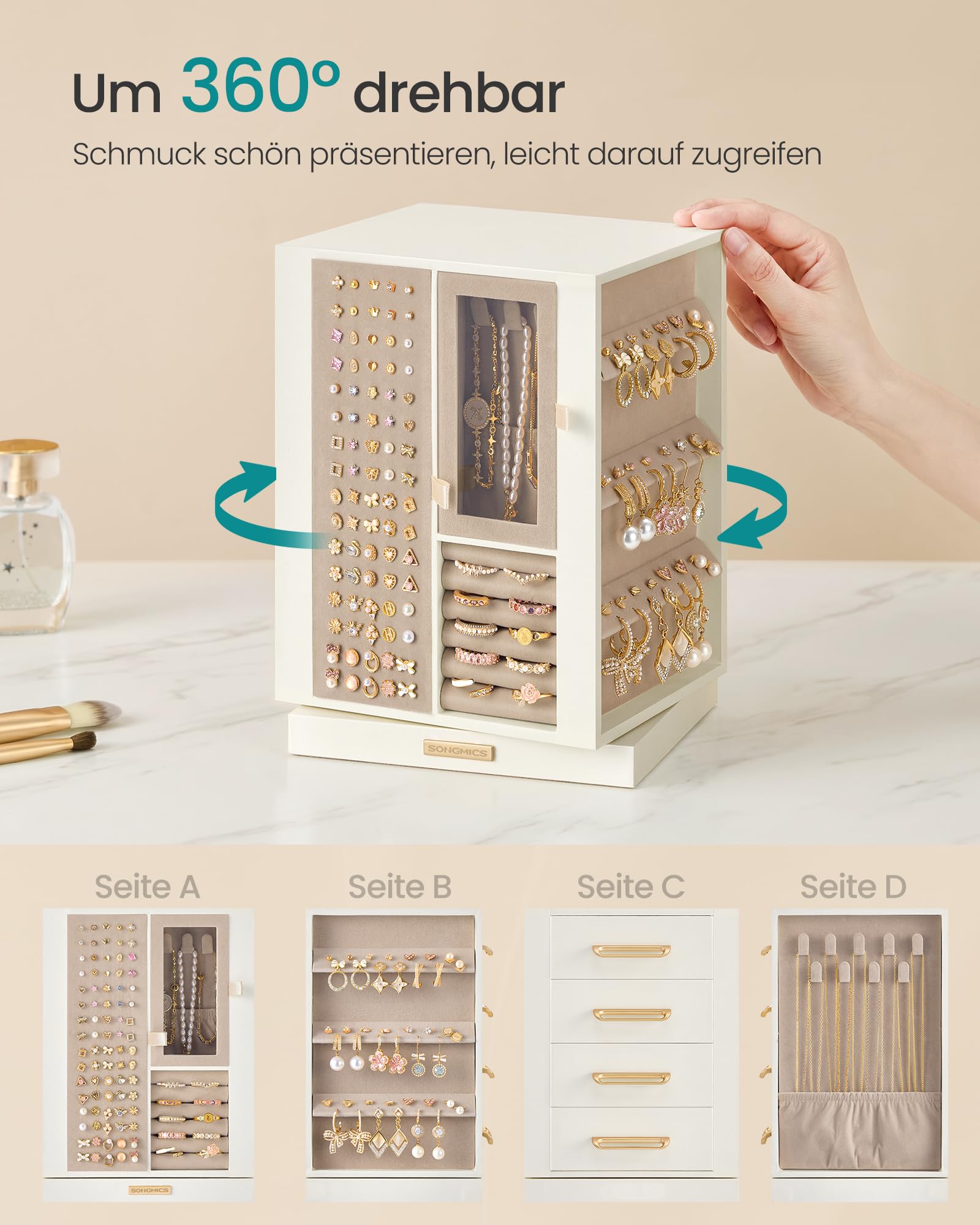 songmics-schmuckk-stchen-360-drehbar-mit-4-schubladen-cremewei-jbc211wd01 image 3