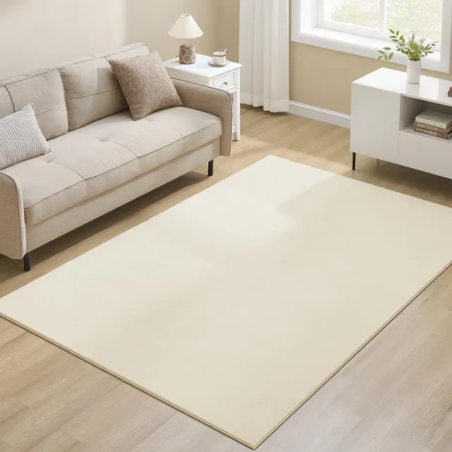 songmics-teppich-tar013lz02-160-x-230-cm-cappuccinobeige-waschbar image 1
