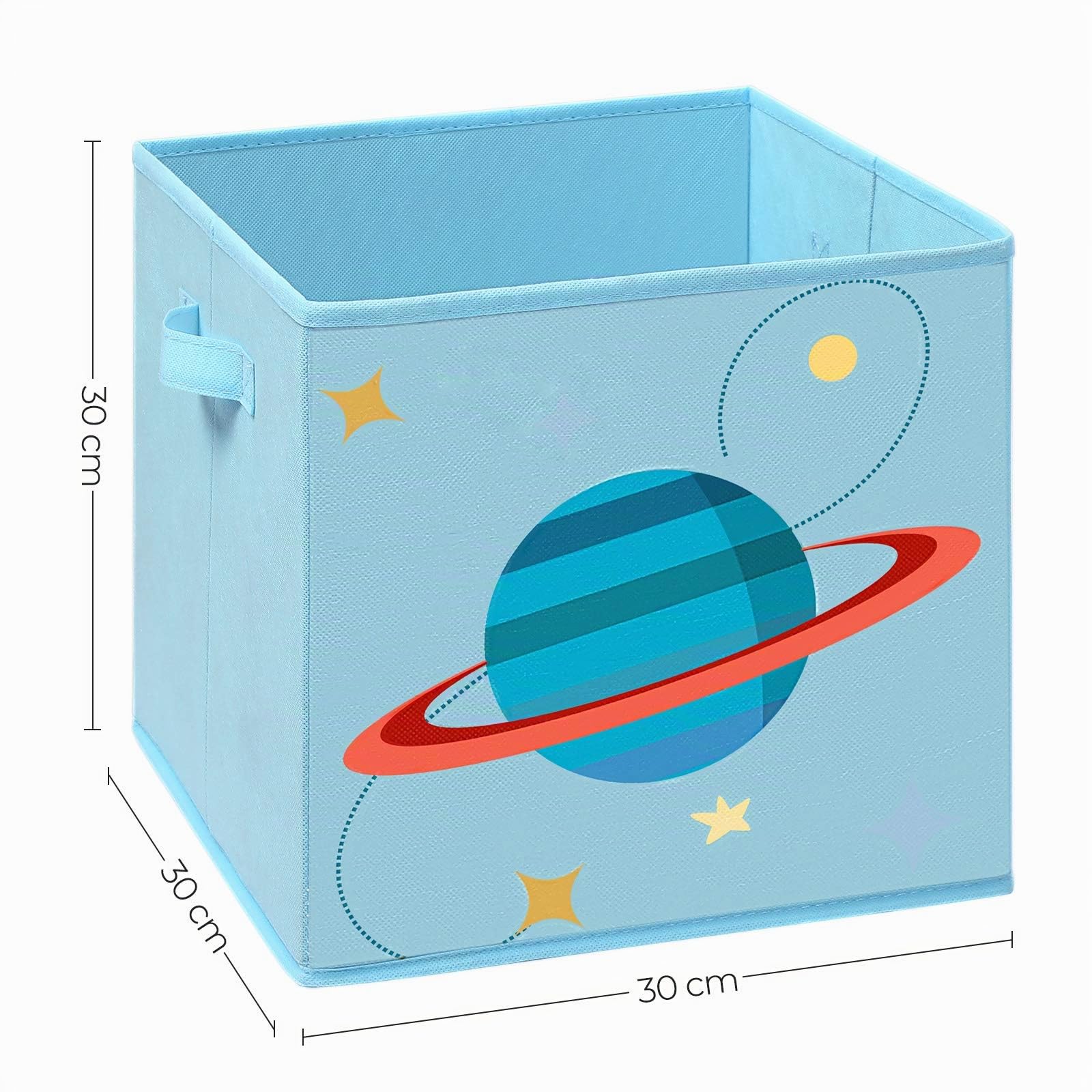 songmics-aufbewahrungsboxen-rfb001b03-3er-set-30x30x30-cm-weltall-blau image 4