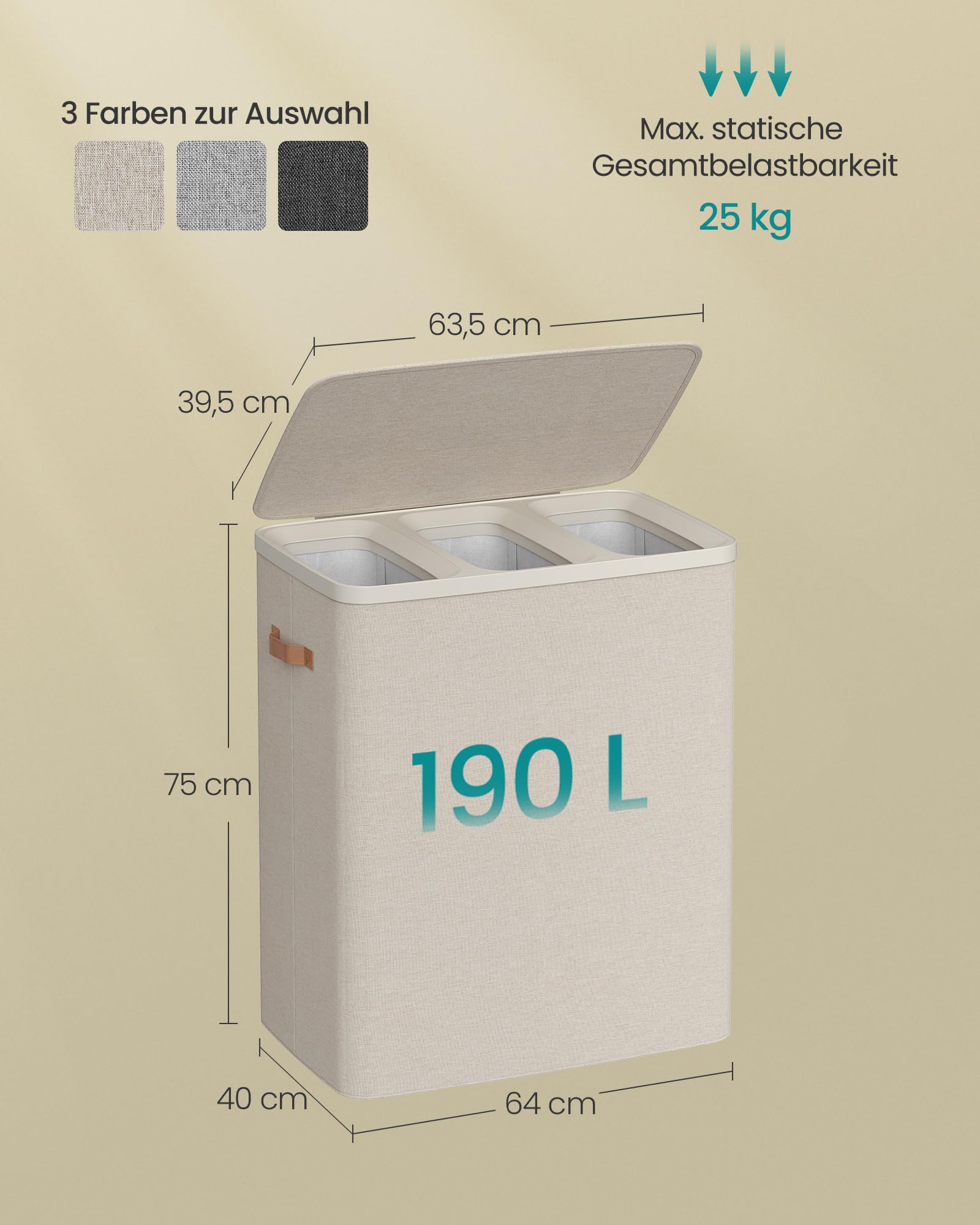 songmics-w-schekorb-190-l-3-f-cher-w-schesortierer-64x40x75-cm-cappuccinobeige image 5
