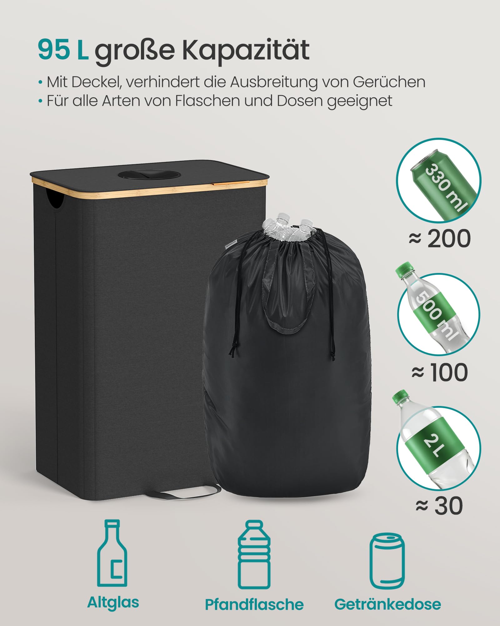 songmics-pfandflaschen-sammelbeh-lter-95-l-mit-einwurfloch image 3